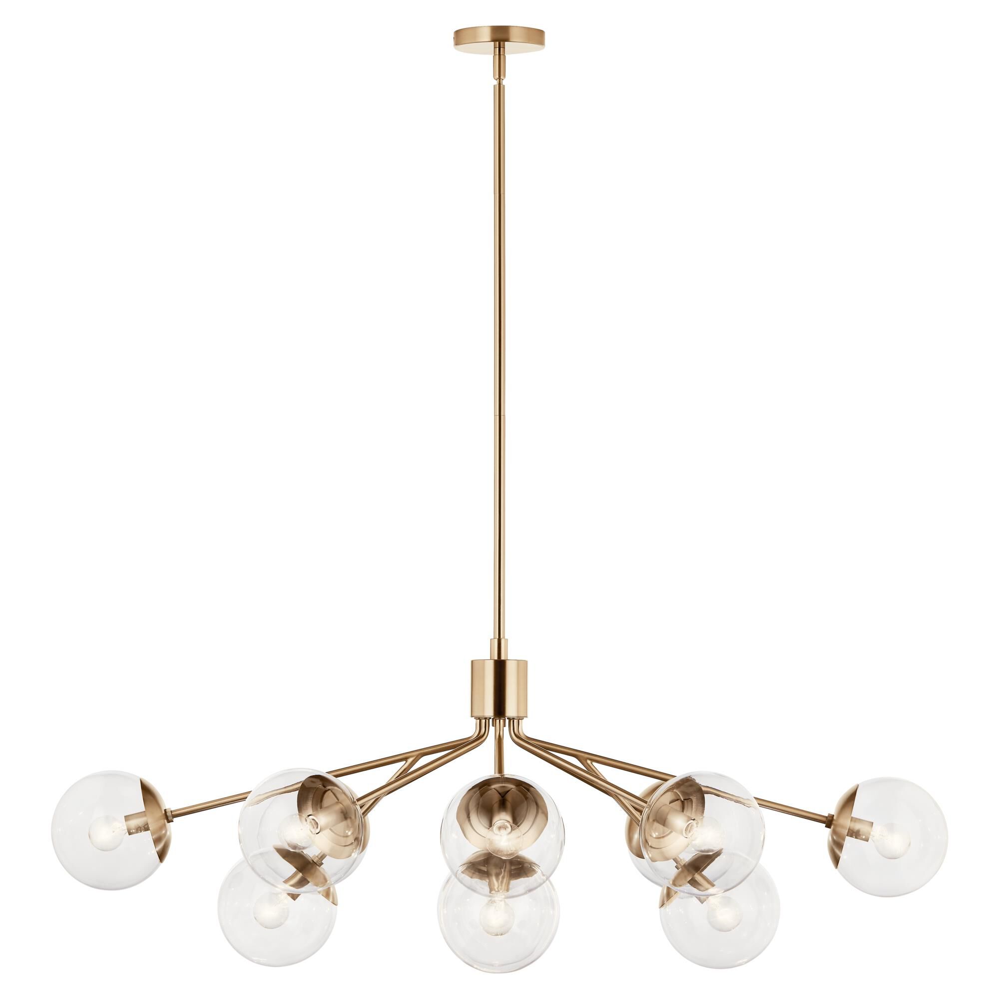 Silvarious Medium Linear Chandelier,