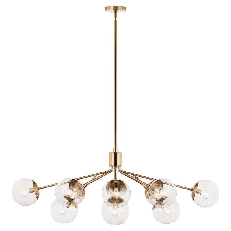 Silvarious Medium Linear Chandelier by Kichler
