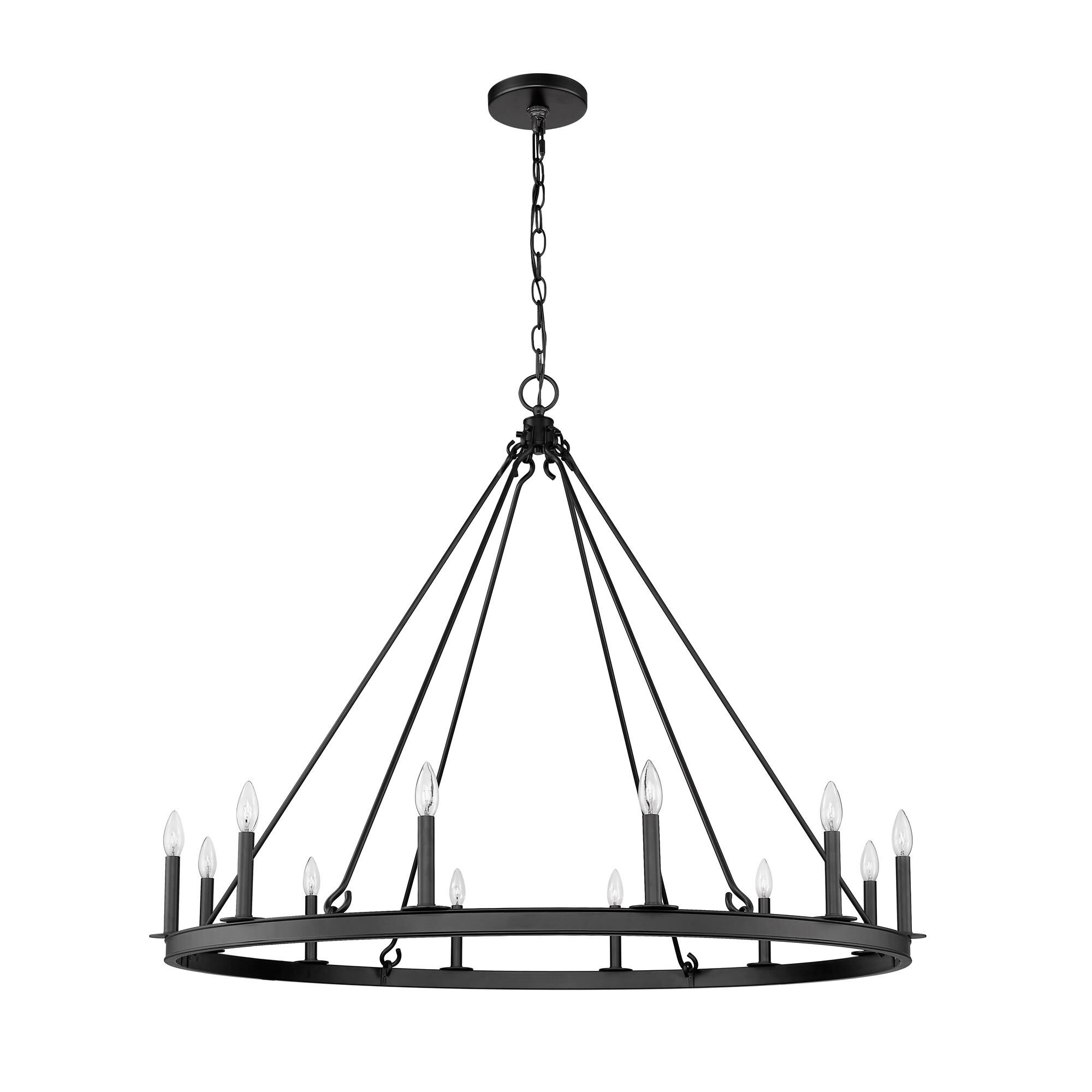 Barclay 48 Inch 12 Light Chandelier by Z-Lite