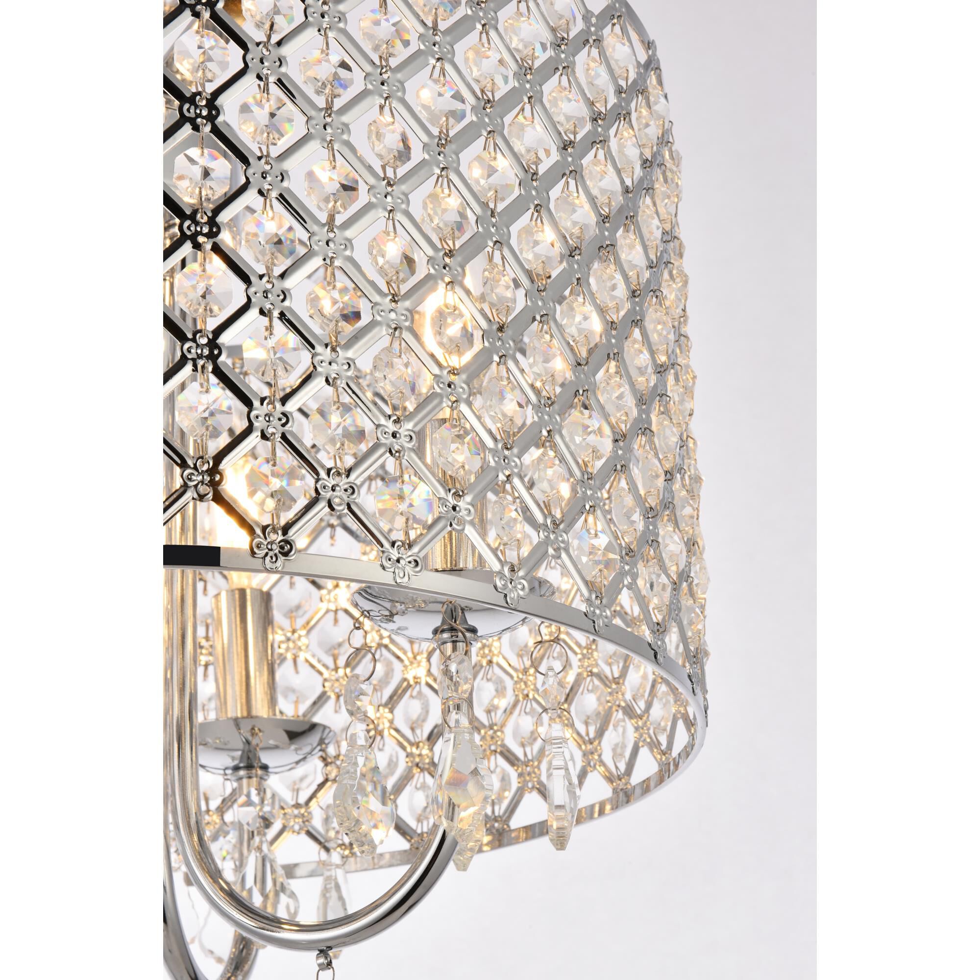 Elise 14 Inch 4 Light Mini Chandelier by Elegant Lighting