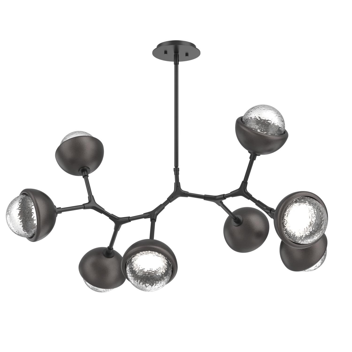 Levi Wilson Cabochon 38 Inch Linear Suspension Light by Hammerton Studio