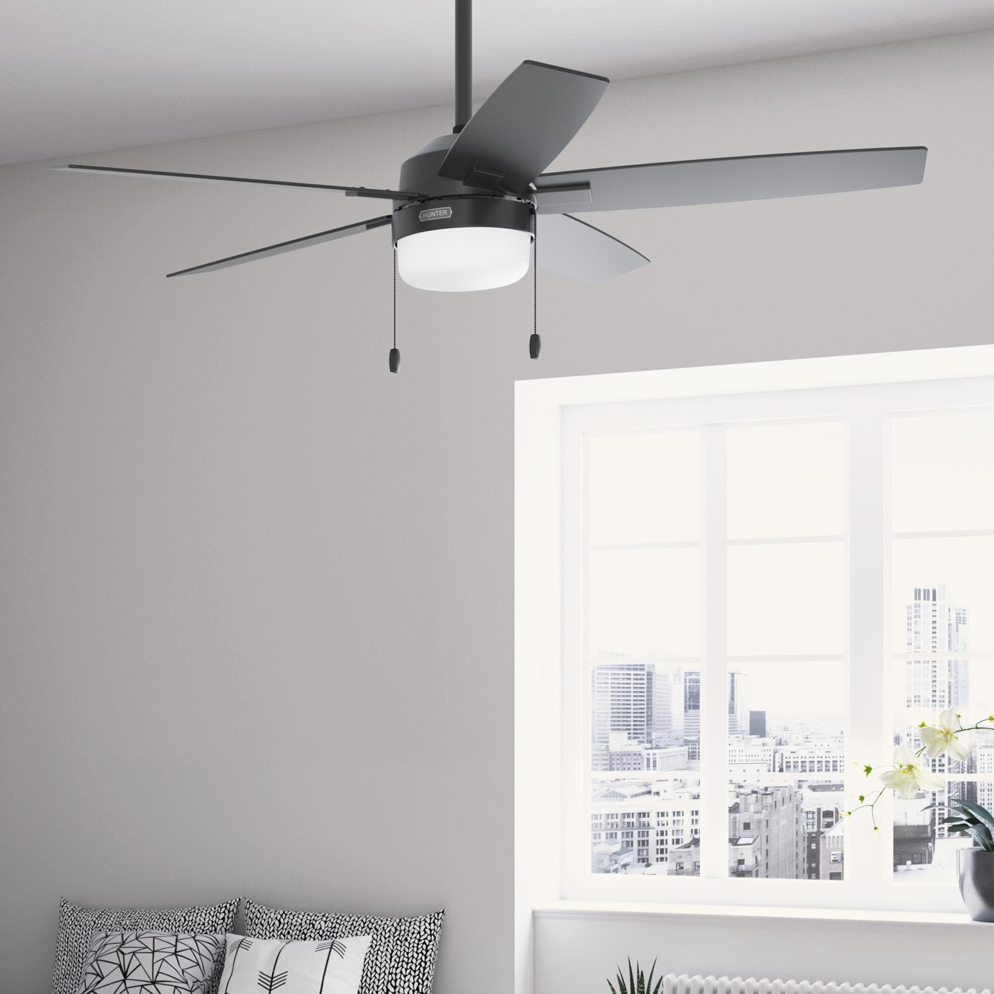 Anisten 52 Inch Ceiling Fan with Light Kit by Hunter Fan