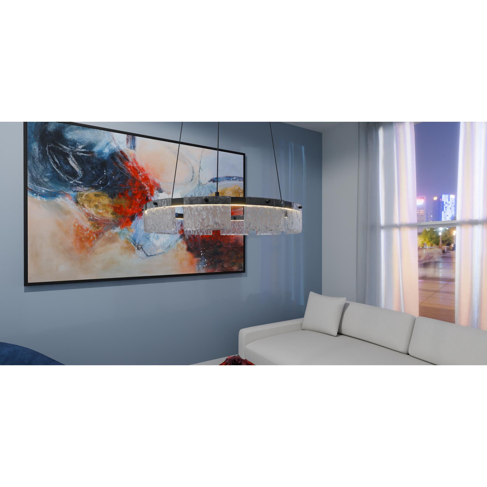 Alice 25 Inch Chandelier by Quoizel