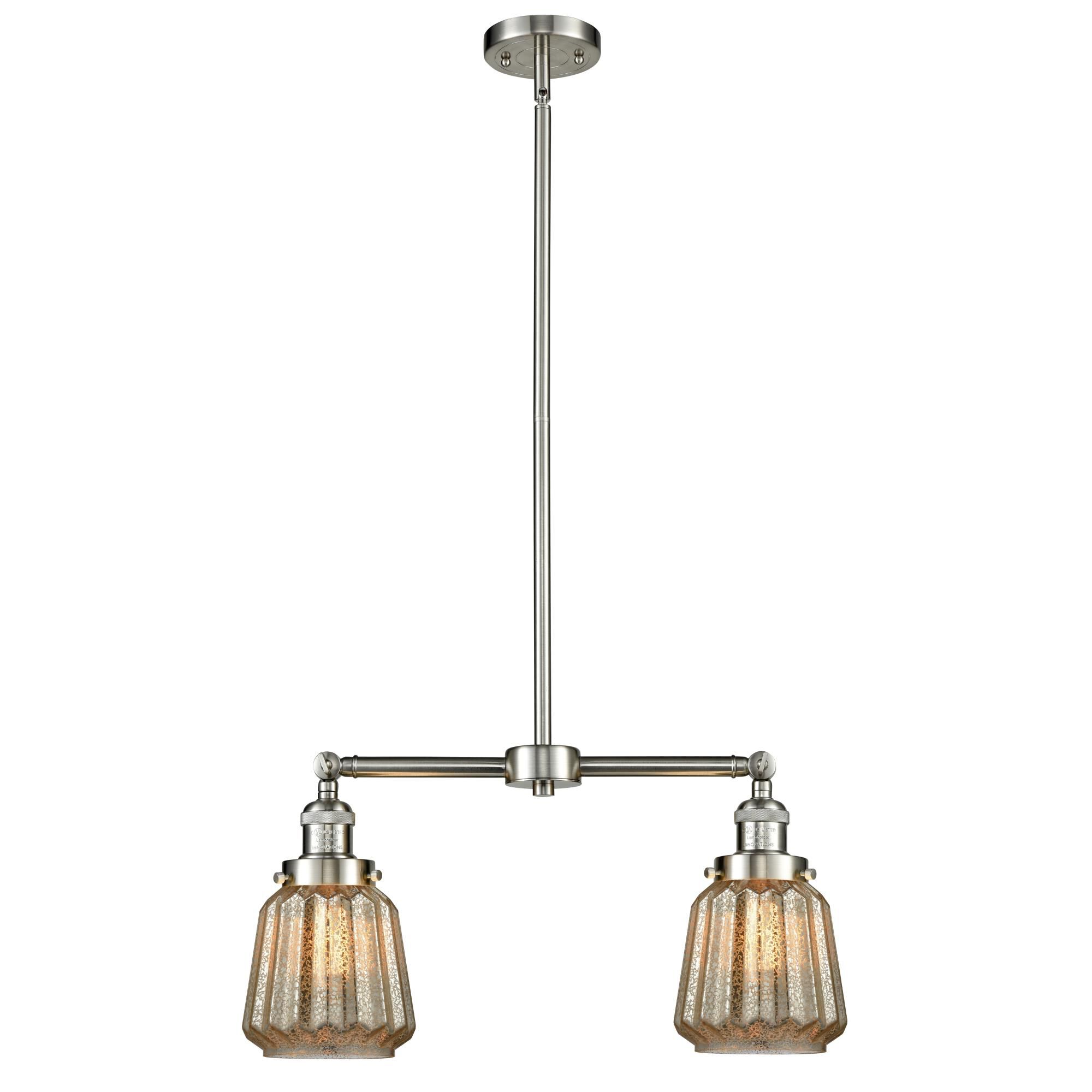 Bruno Marashlian Chatham 21 Inch 2 Light Mini Chandelier by Innovations Lighting
