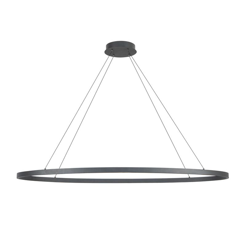 Ovale 28 Inch Linear Suspension Light Kuzco Lighting