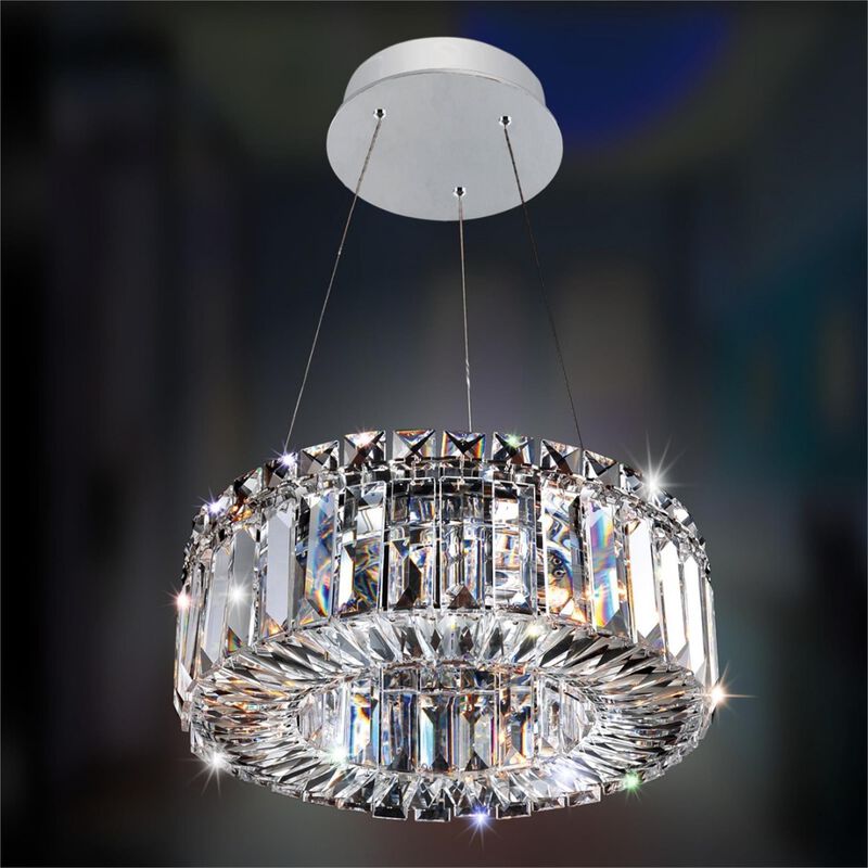 Rondelle 12 Inch Mini Pendant by Allegri
