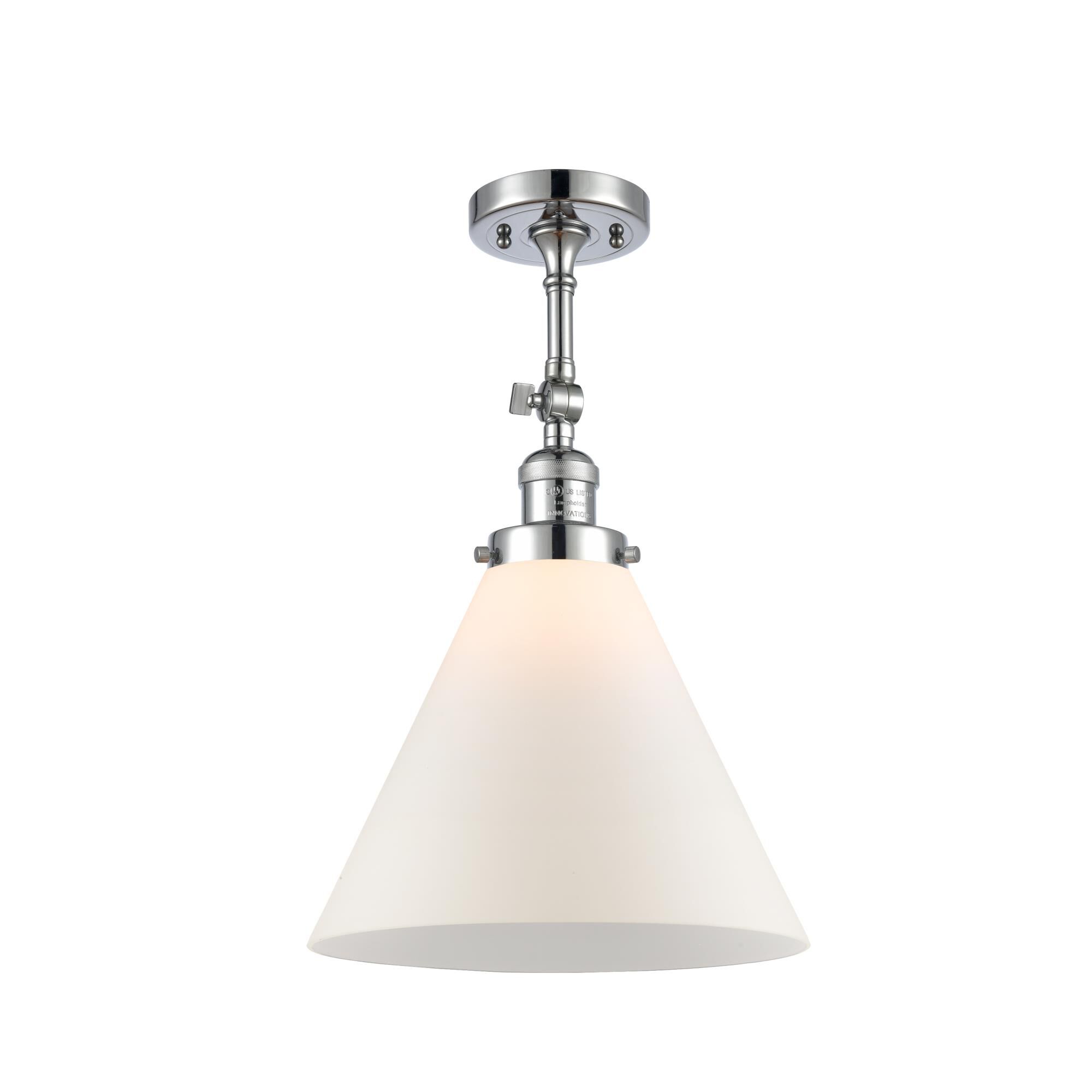 Bruno Marashlian Cone 12 Inch 1 Light Semi Flush Mount by Innovations Lighting
