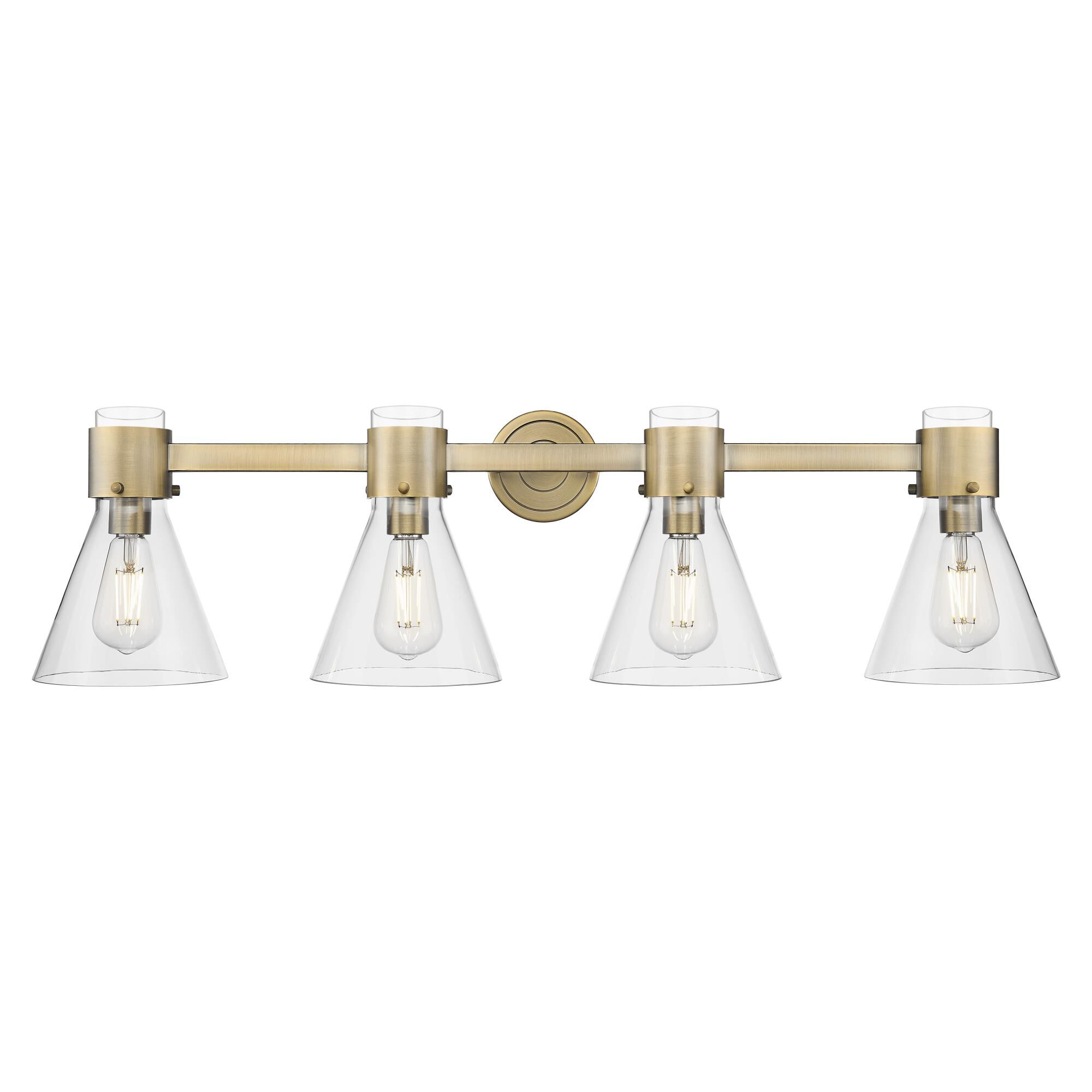 Bruno Marashlian Lawton Cone 34 Inch Bath Vanity Light by Innovations Lighting