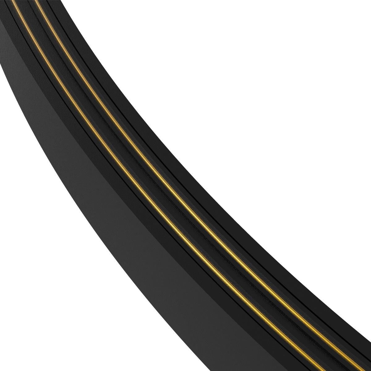 Shown in Black finish and Acrylic shade and White accent