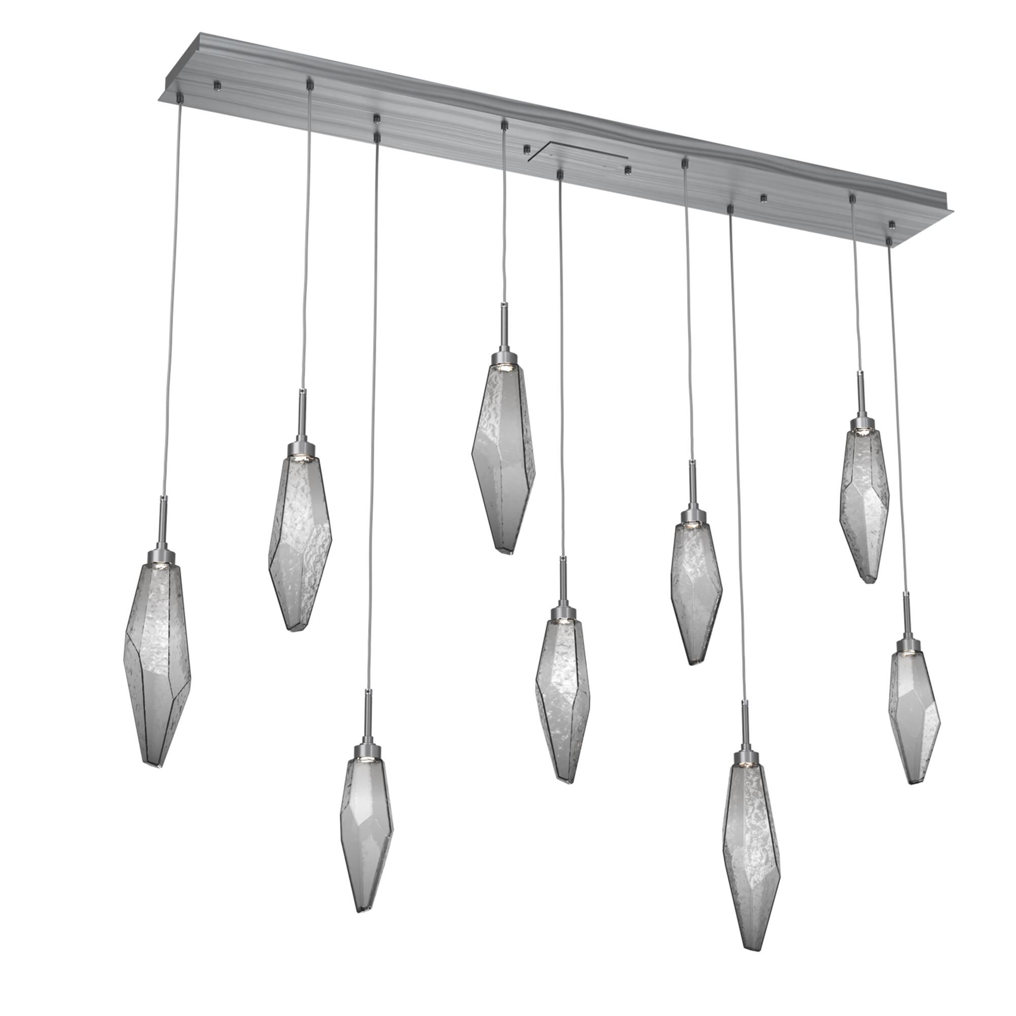Shown in Graphite finish and Chilled Smoke glass