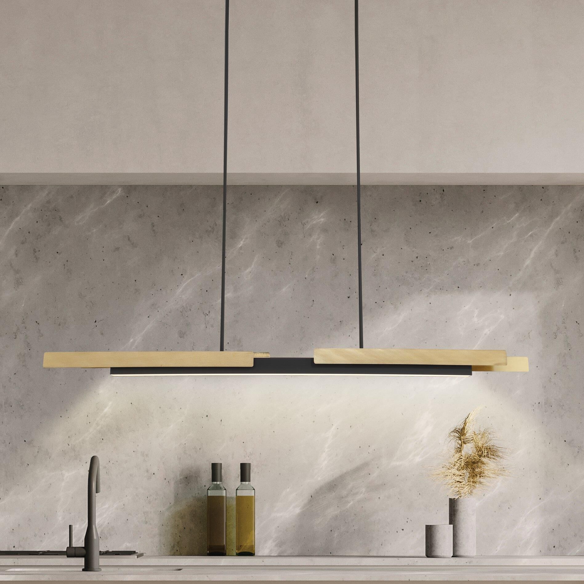 Grazia 60 Inch Linear Suspension Light by Eglo Lighting