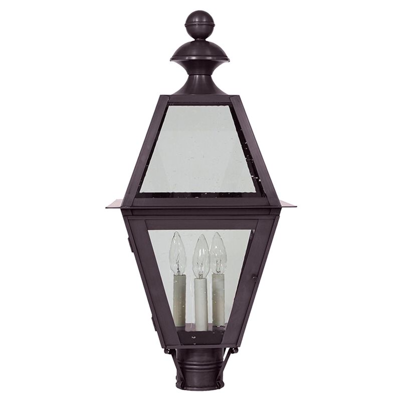Boston 26 Inch 3 Light Outdoor Post Lamp by Northeast Lantern