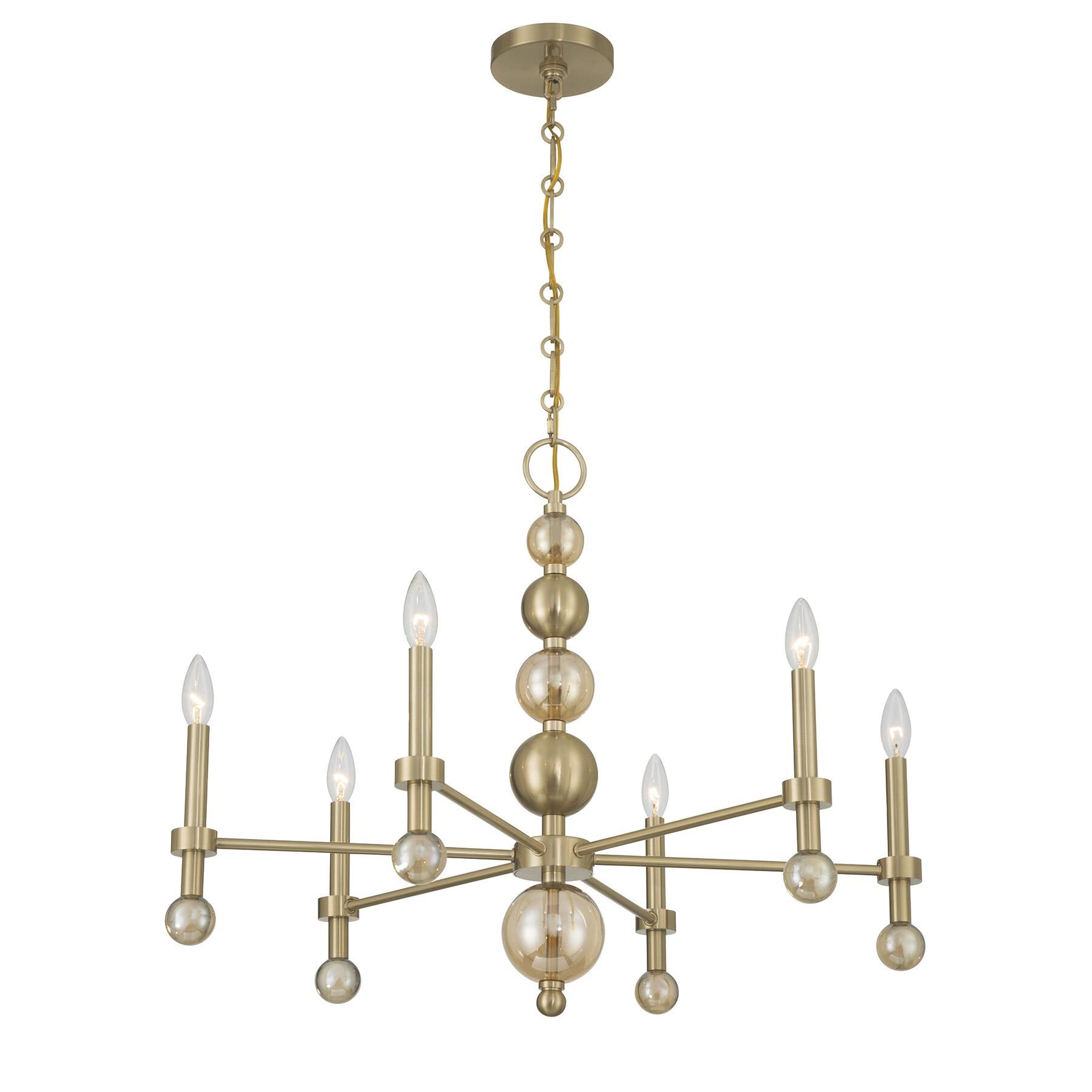 Crescent 30 Inch Chandelier by Savoy House