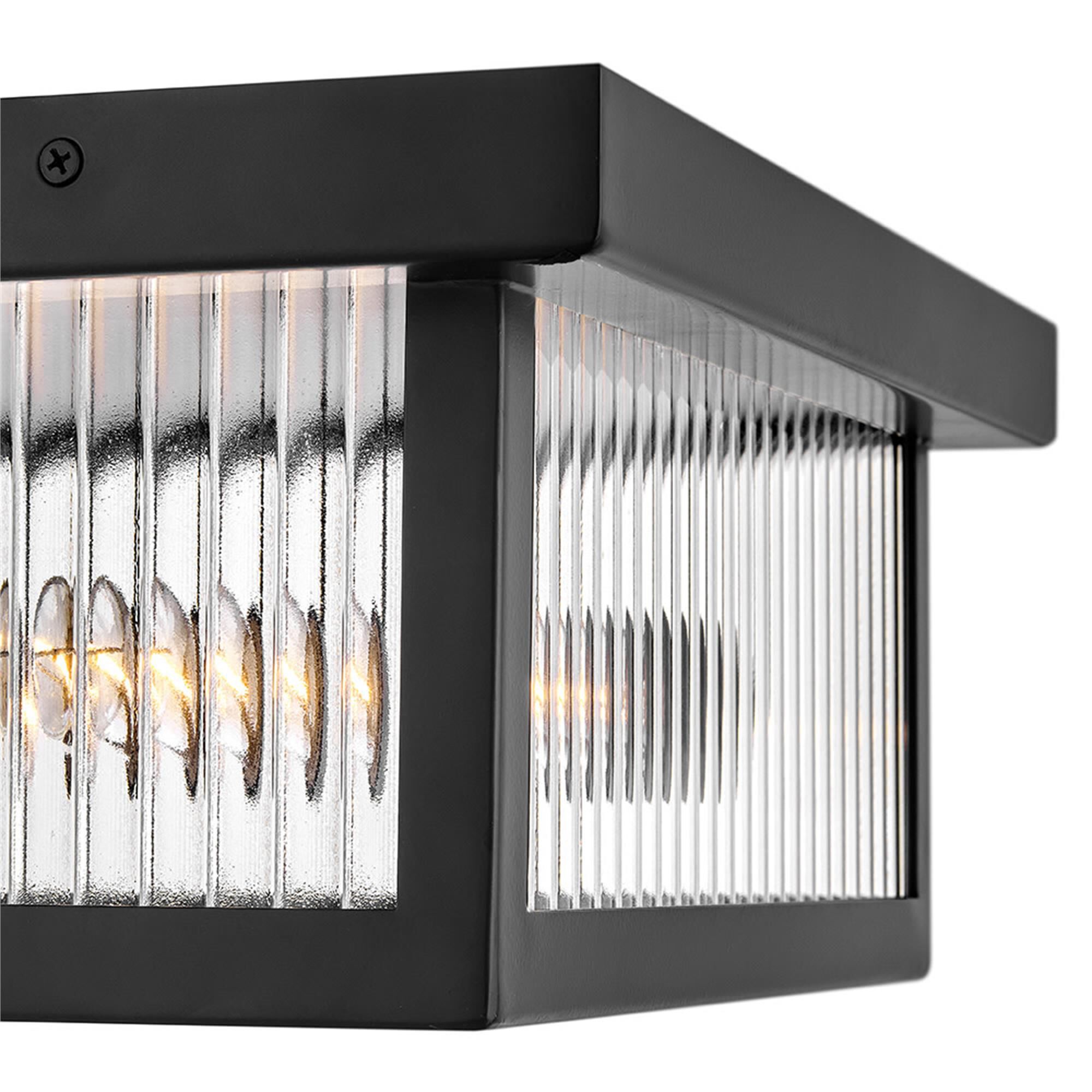 Torrent 14 Inch 2 Light Outdoor Flush Mount,