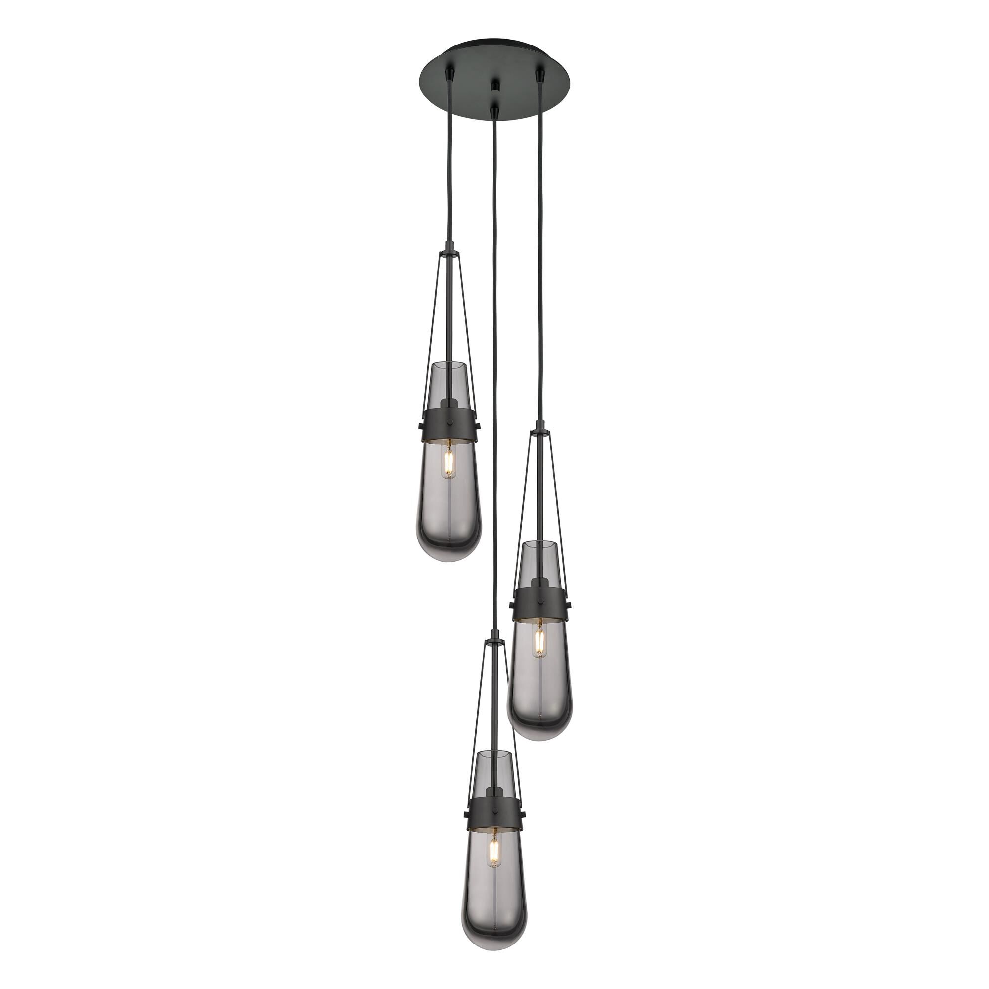 Bruno Marashlian Milan 11 Inch 3 Light Multi Light Pendant by Innovations Lighting