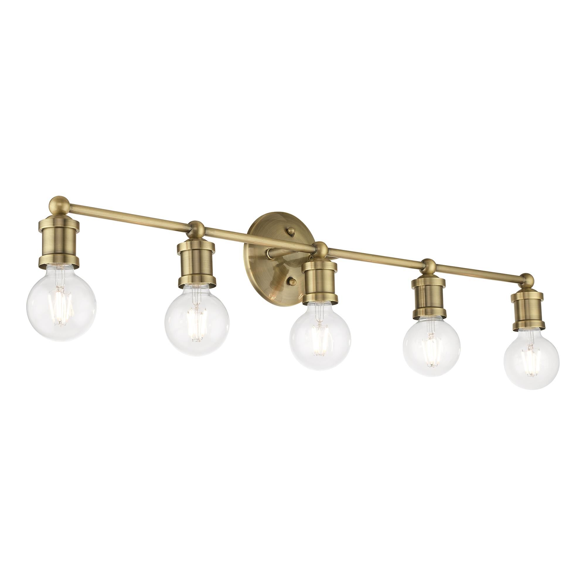 Lansdale 33 Inch 5 Light Bath Vanity Light by Livex Lighting