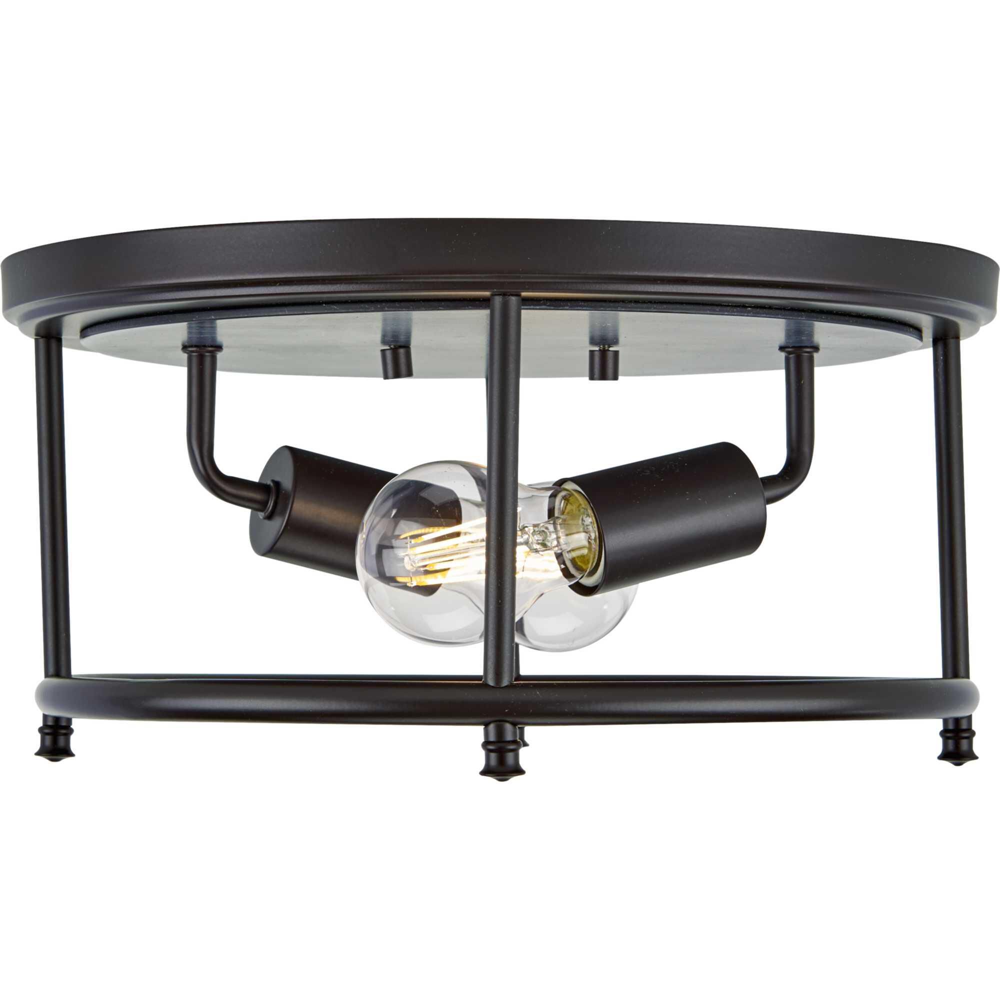 Durrell 13 Inch 2 Light Semi Flush Mount by Progress Lighting