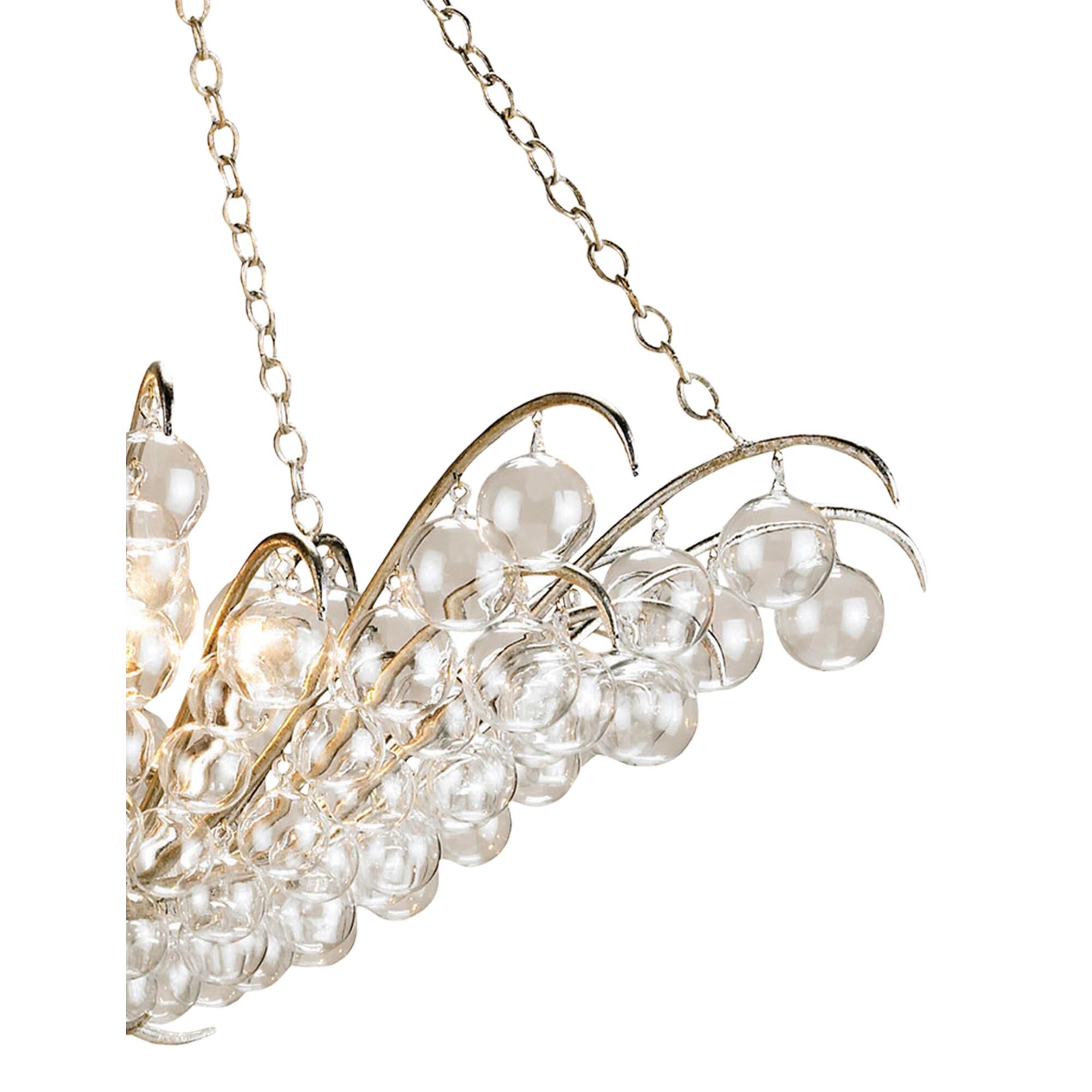 Shown in Contemporary Silver Leaf finish