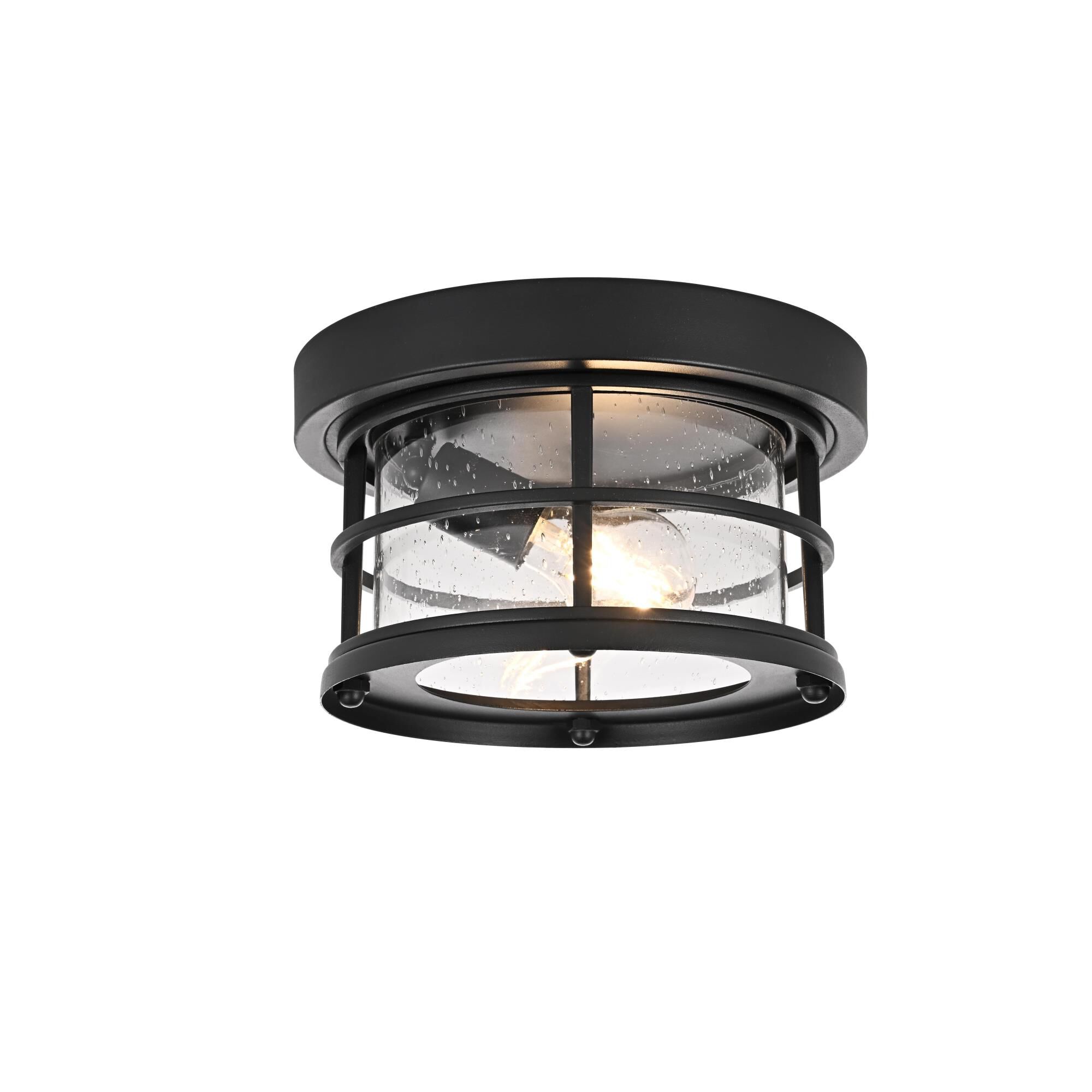 Carla 10 Inch Outdoor Flush Mount by Elegant Lighting