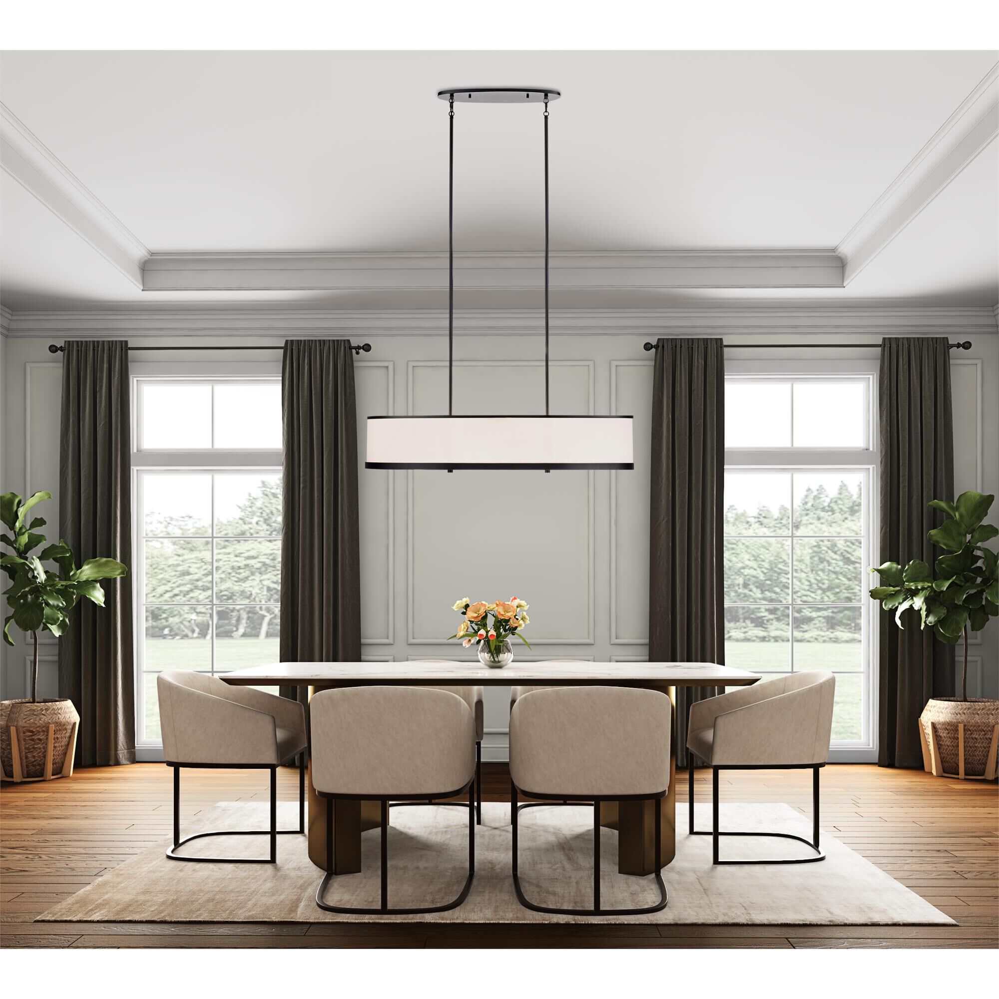 Kevin Kraemer High Street 38 Inch Linear Suspension Light,