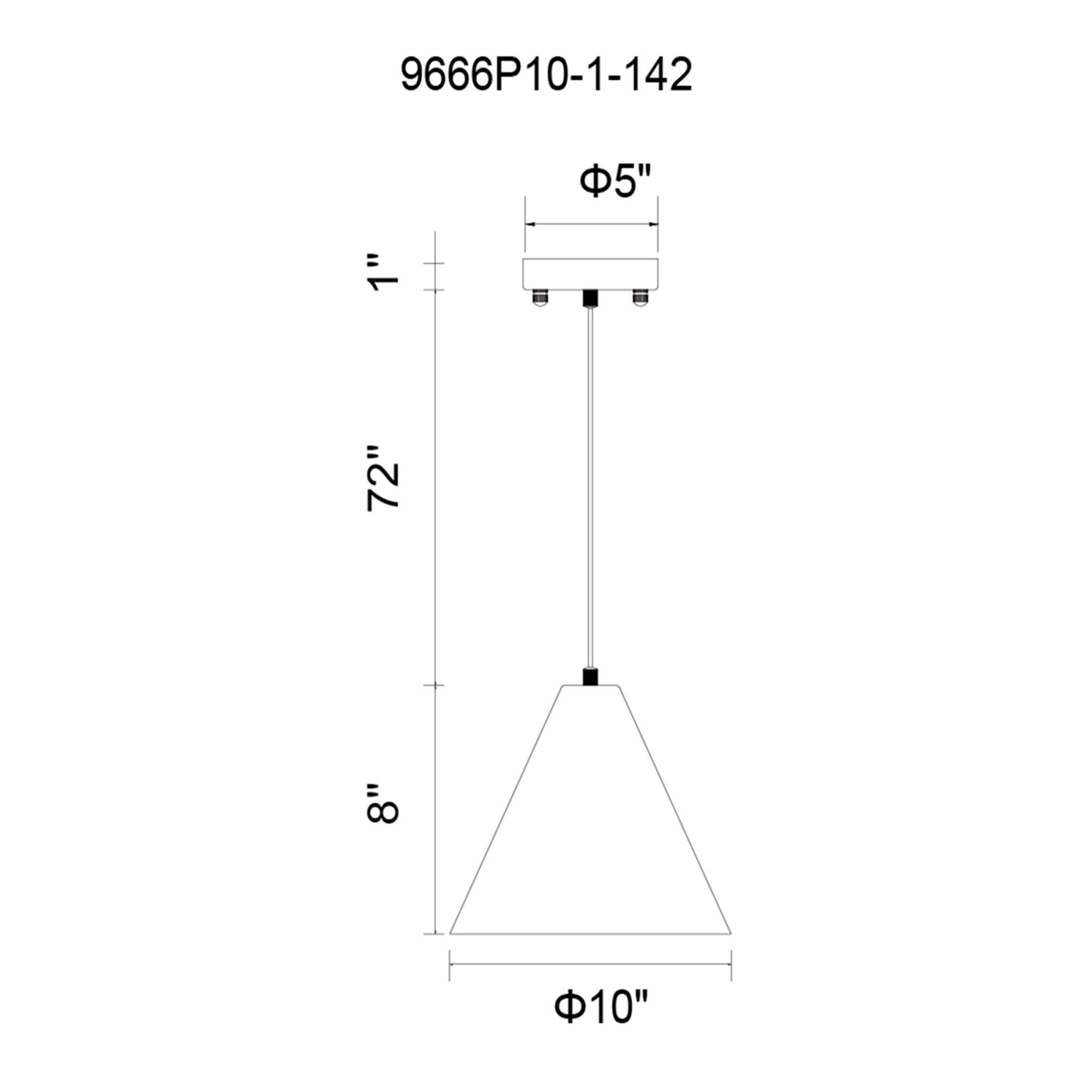 Shown in Matte White & Gold finish and White shade