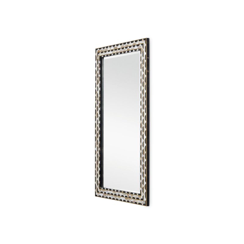 Macy 30 Inch Decorative Mirror by Currey and Company