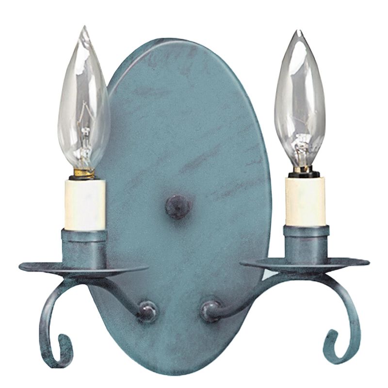 8 Inch 2 Light Wall Sconce by Northeast Lantern
