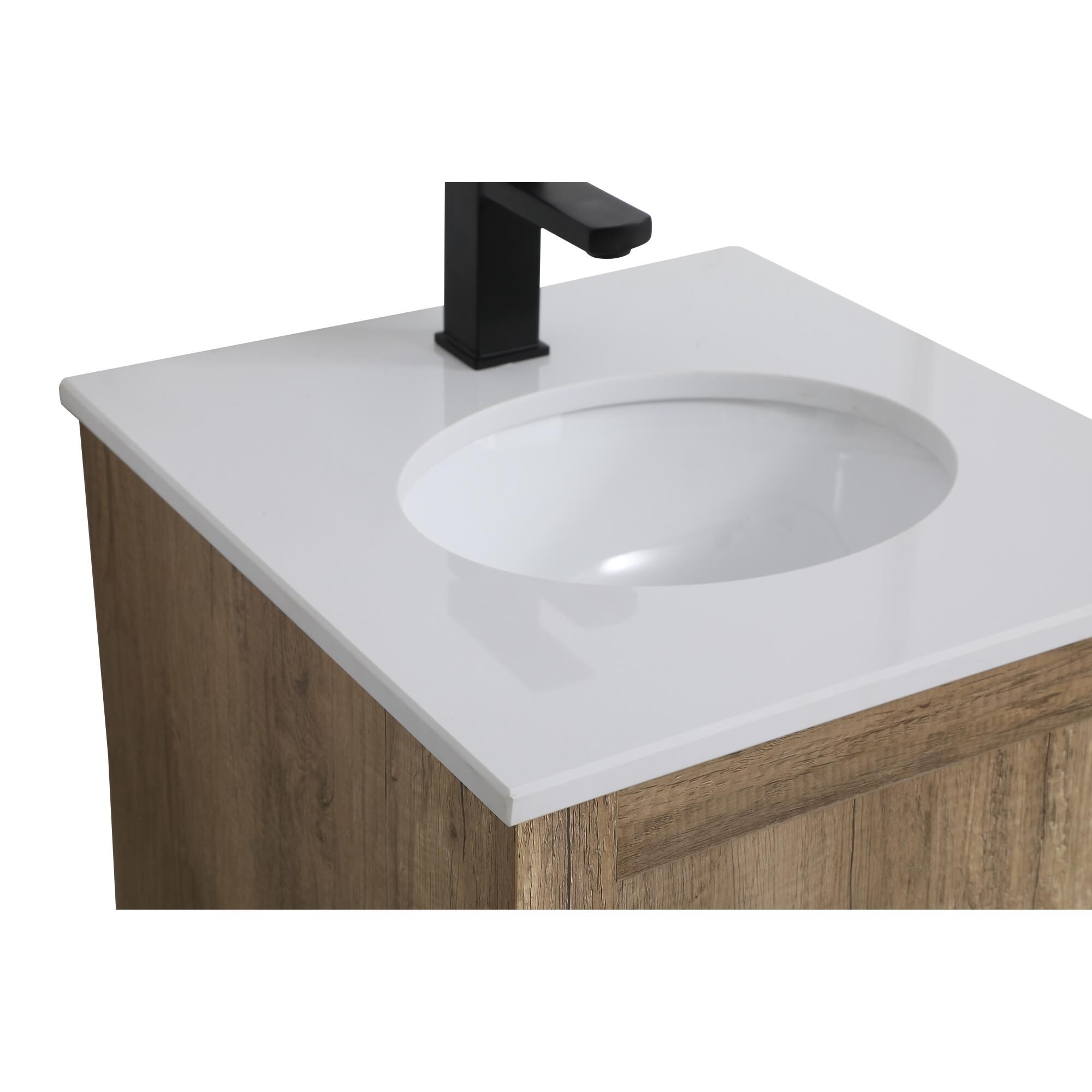 Shown in Natural Oak And Black With Ivory finish