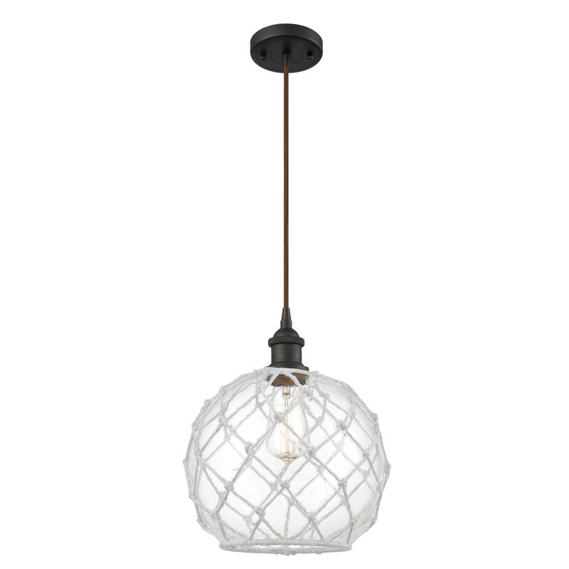 Innovations Lighting Bruno Marashlian Farmhouse Rope 10 Inch Mini Pendant