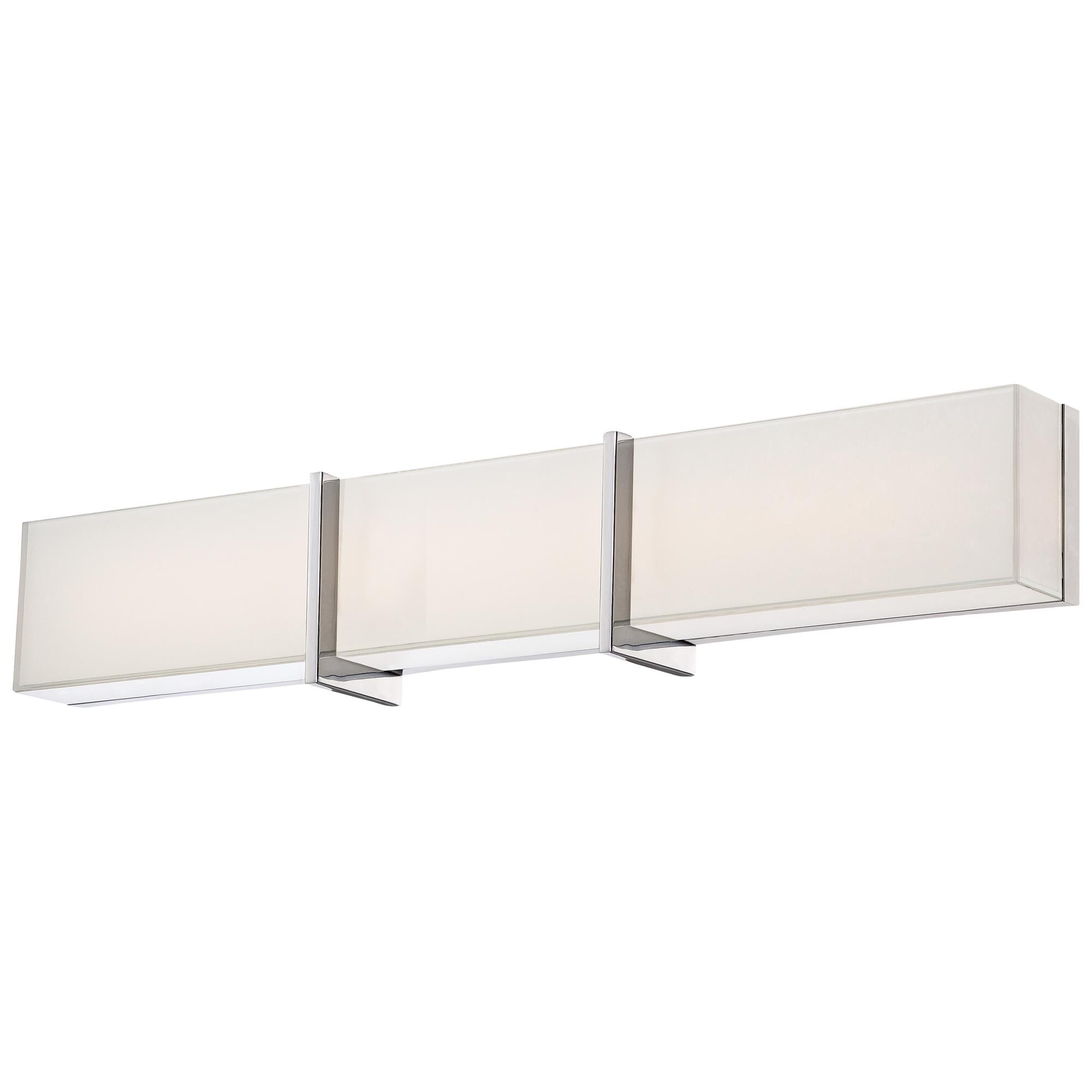 Shown in Chrome finish and Mitered White glass