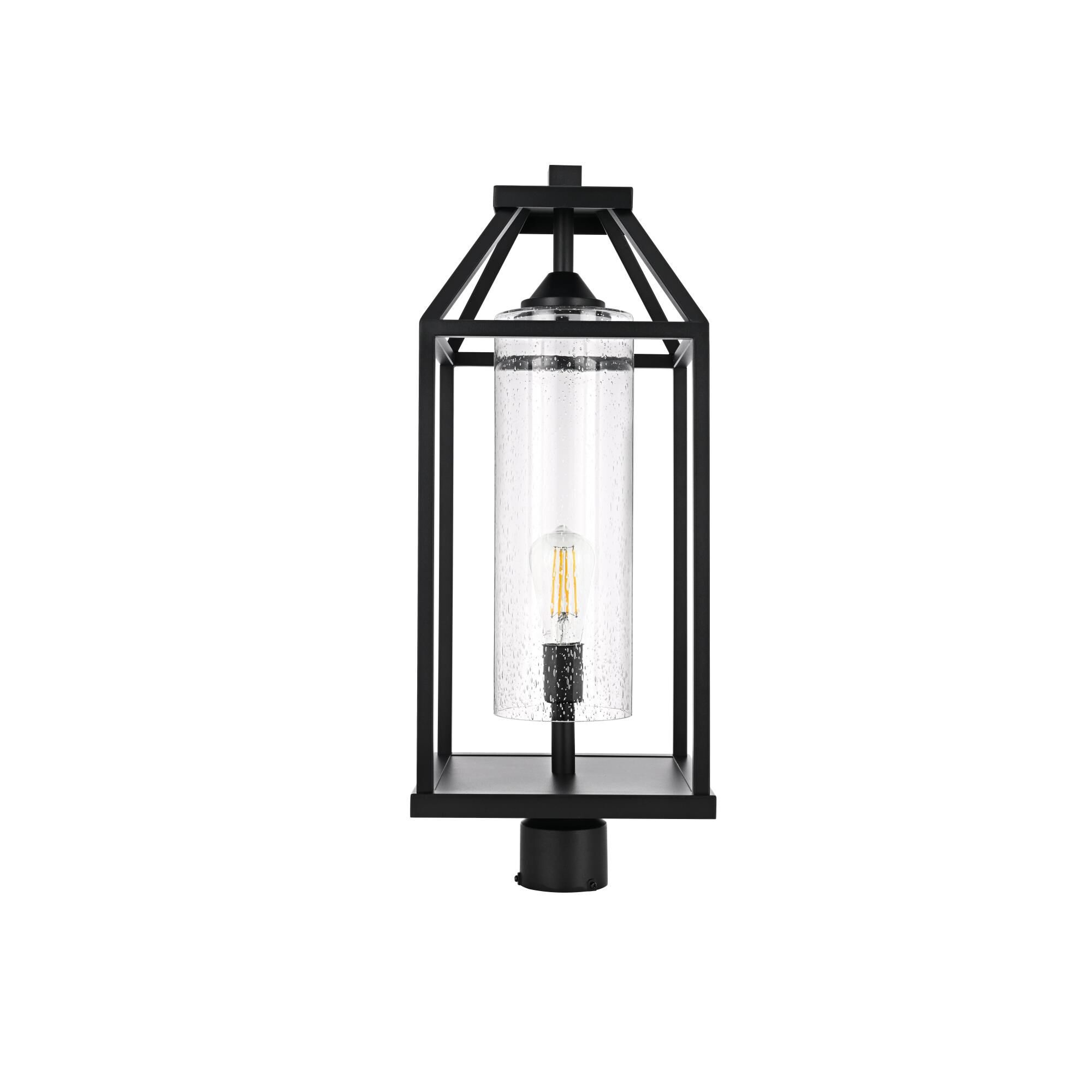 Zora 26 Inch Outdoor Post Lamp by Elegant Lighting