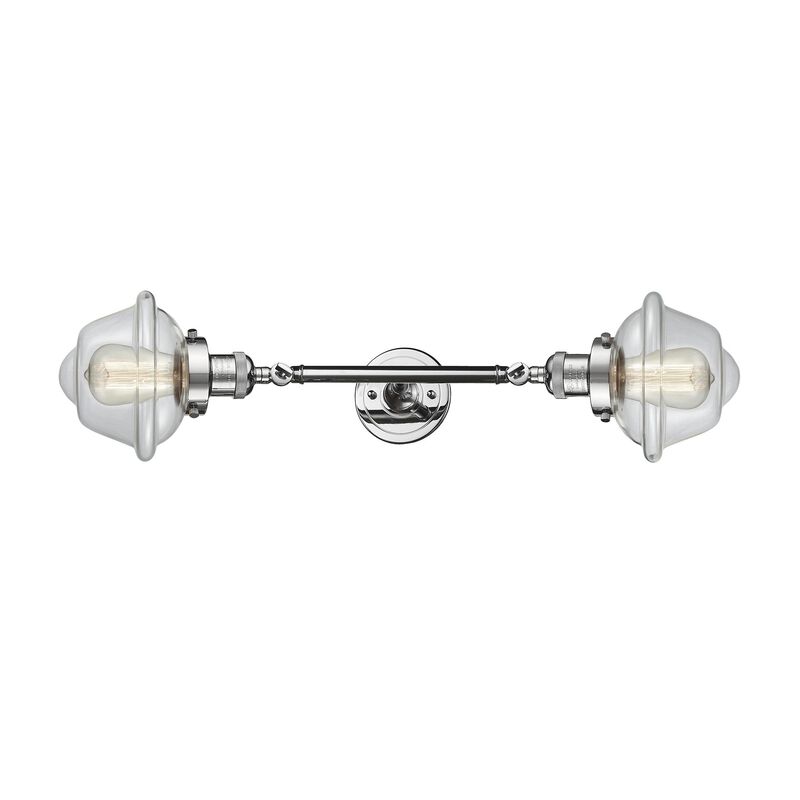 Bruno Marashlian Small Oxford 17 Inch 2 Light Bath Vanity Light by Innovations Lighting