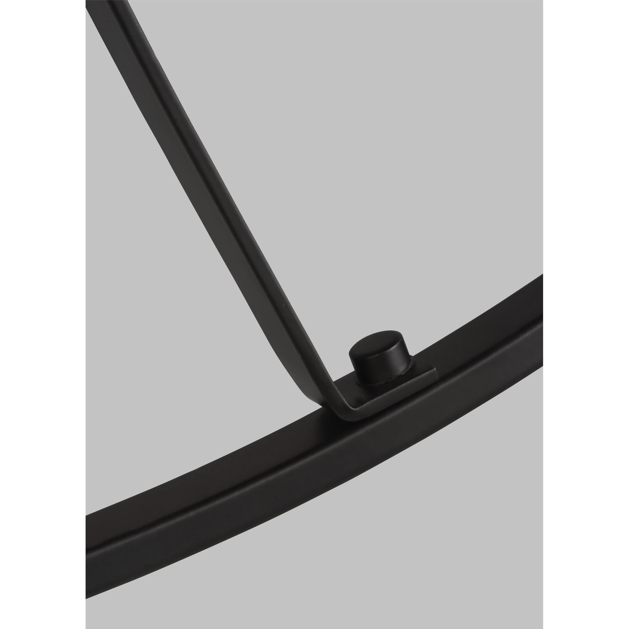 Shown in Midnight Black finish and Etched / White Inside glass