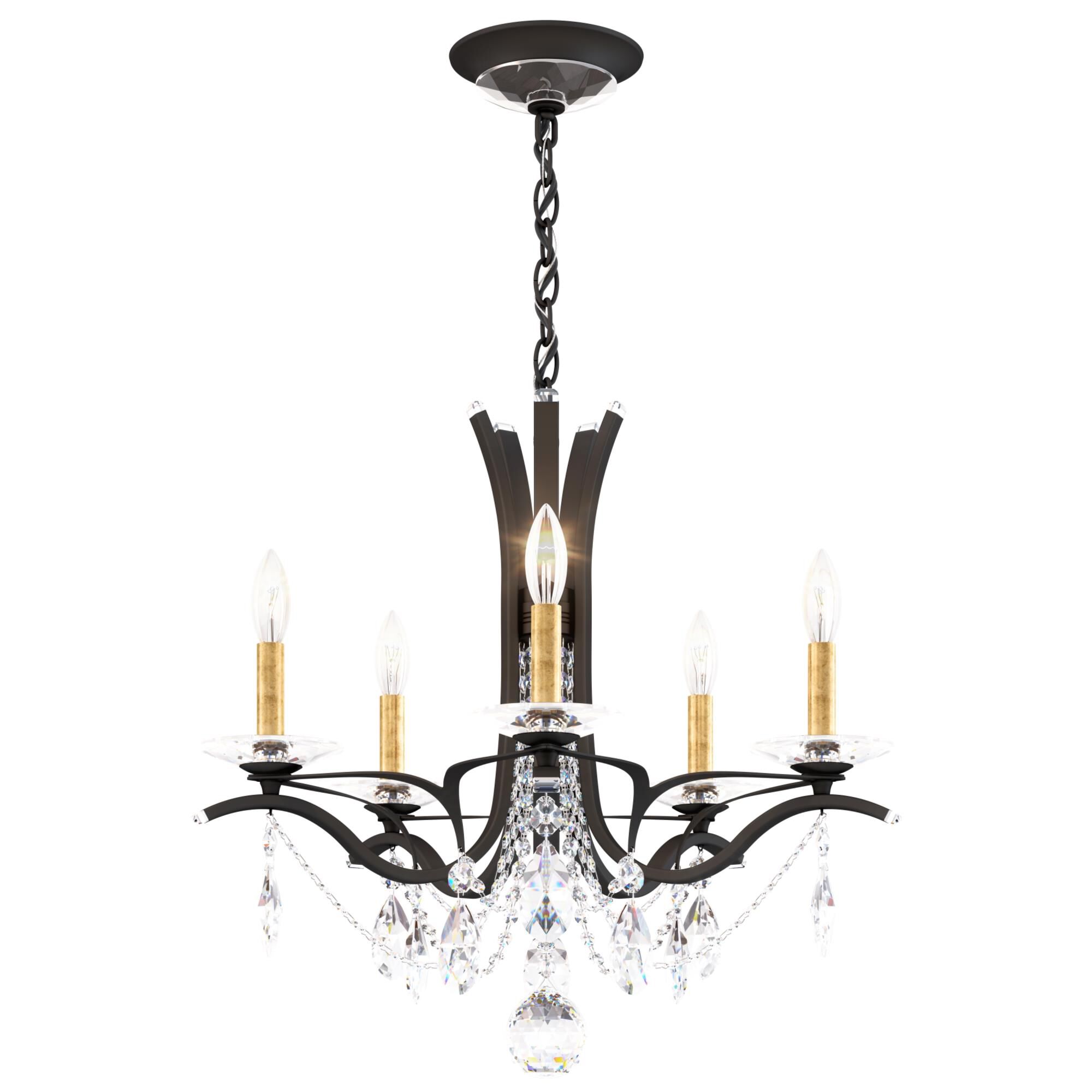 Vesca 23 Inch 5 Light Chandelier by Schonbek