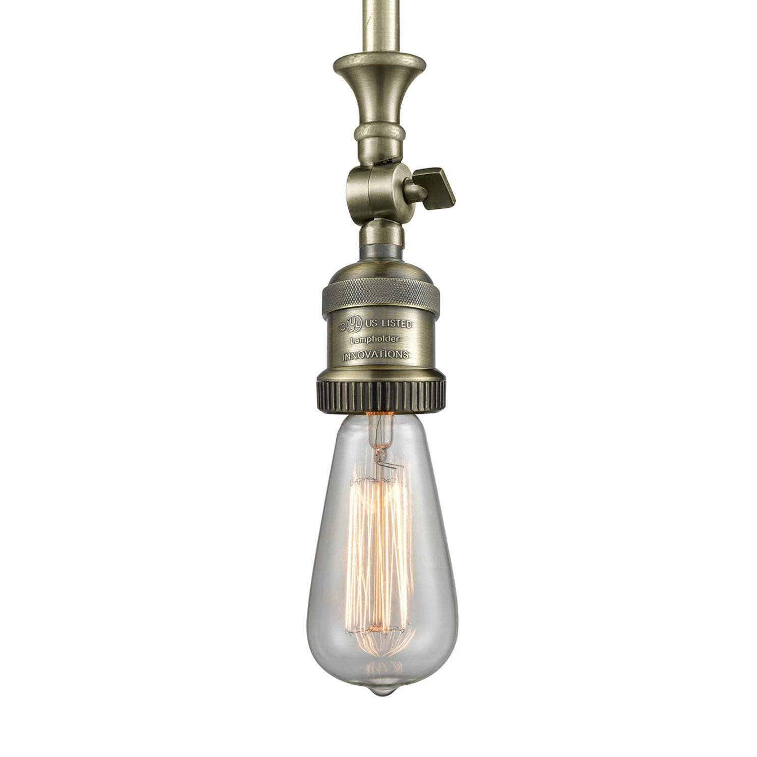 Bruno Marashlian Bare Bulb 4 Inch Mini Pendant by Innovations Lighting