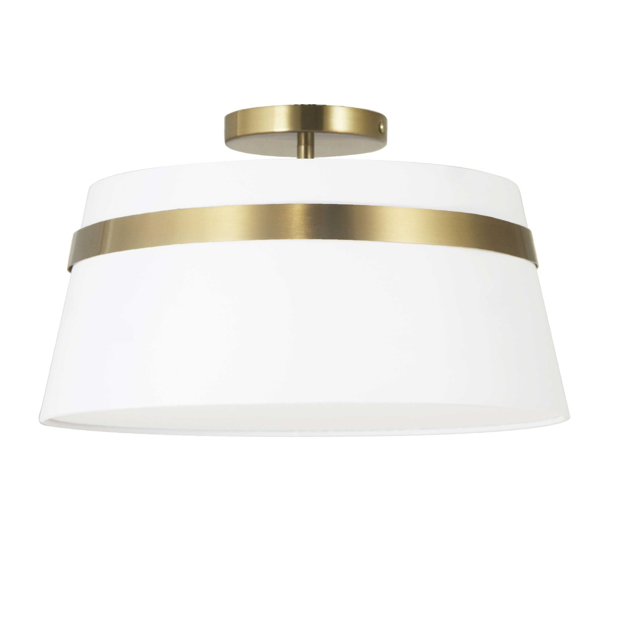 Symphony 15 Inch 3 Light Semi Flush Mount by Dainolite