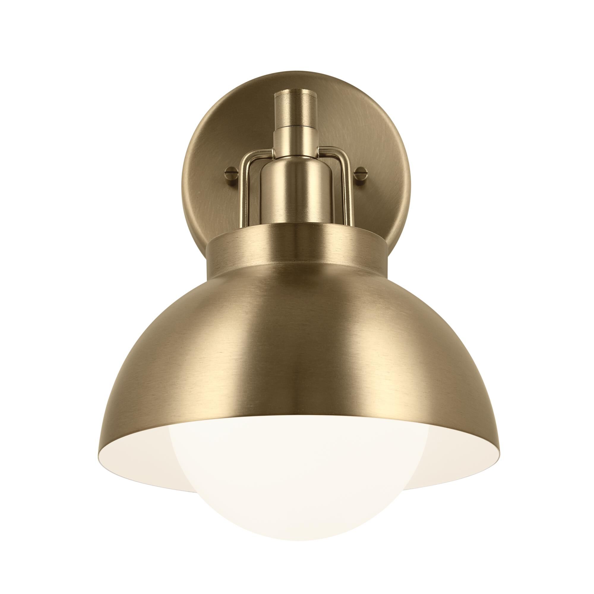 Shown in Champagne Bronze finish and Satin Etched Cased Opal glass