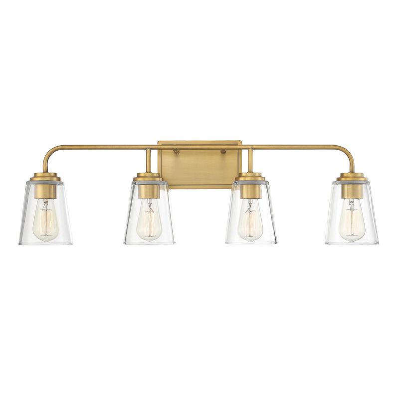 32 Inch 4 Light LED Bath Vanity Light by Meridian Lighting