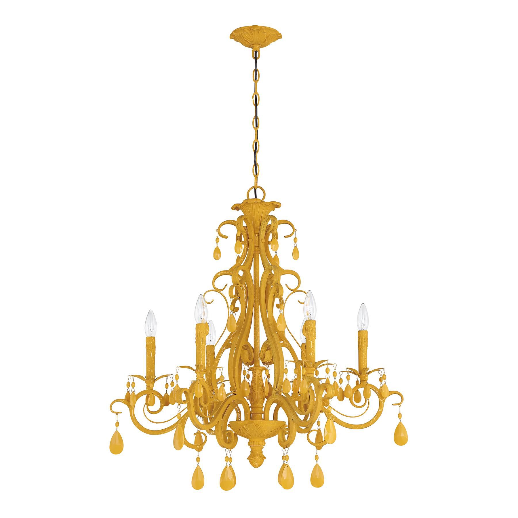 Englewood 29 Inch 6 Light Chandelier by Craftmade