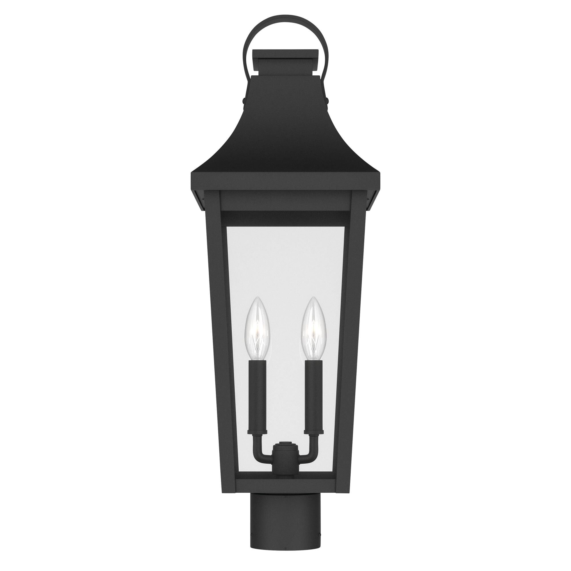 Shown in Textured Black finish and Clear glass