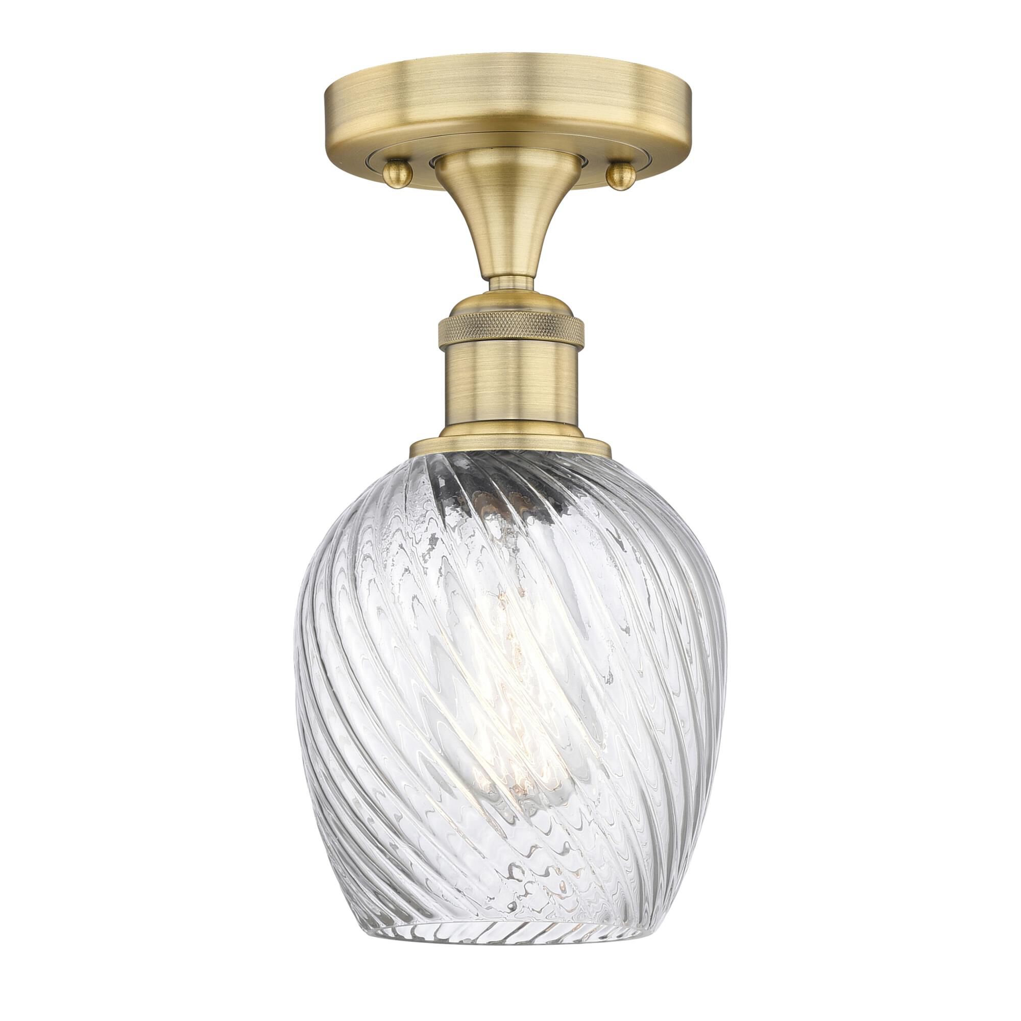 Bruno Marashlian Salina 5 Inch 1 Light Semi Flush Mount by Innovations Lighting