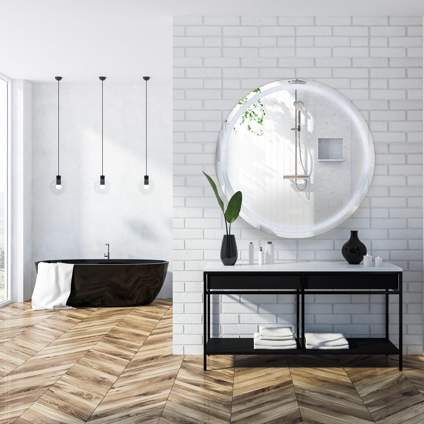 Shown in Crushed Crystal finish