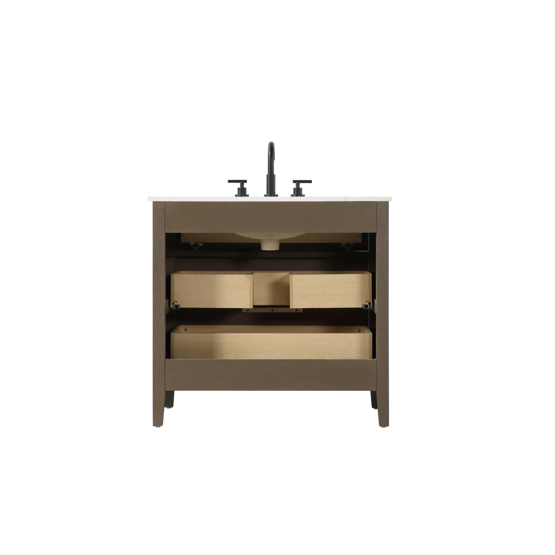 Langston 36 Inch Bath Vanity by Elegant Decor