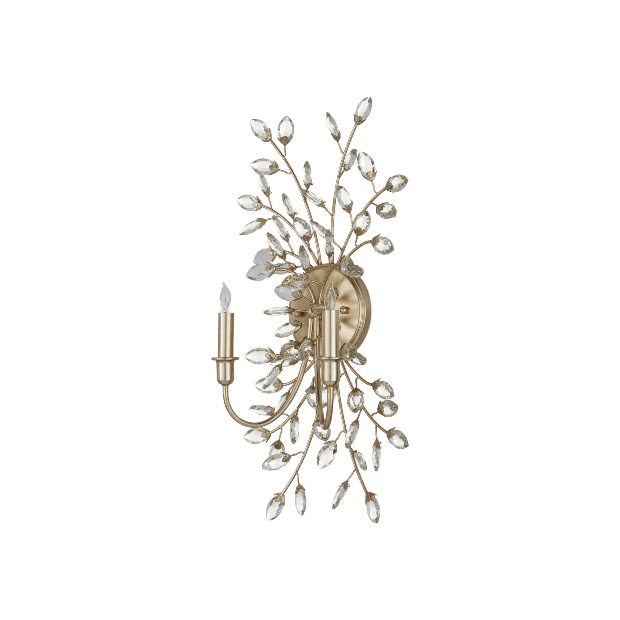 Shown in Clear and Silver Leaf finish