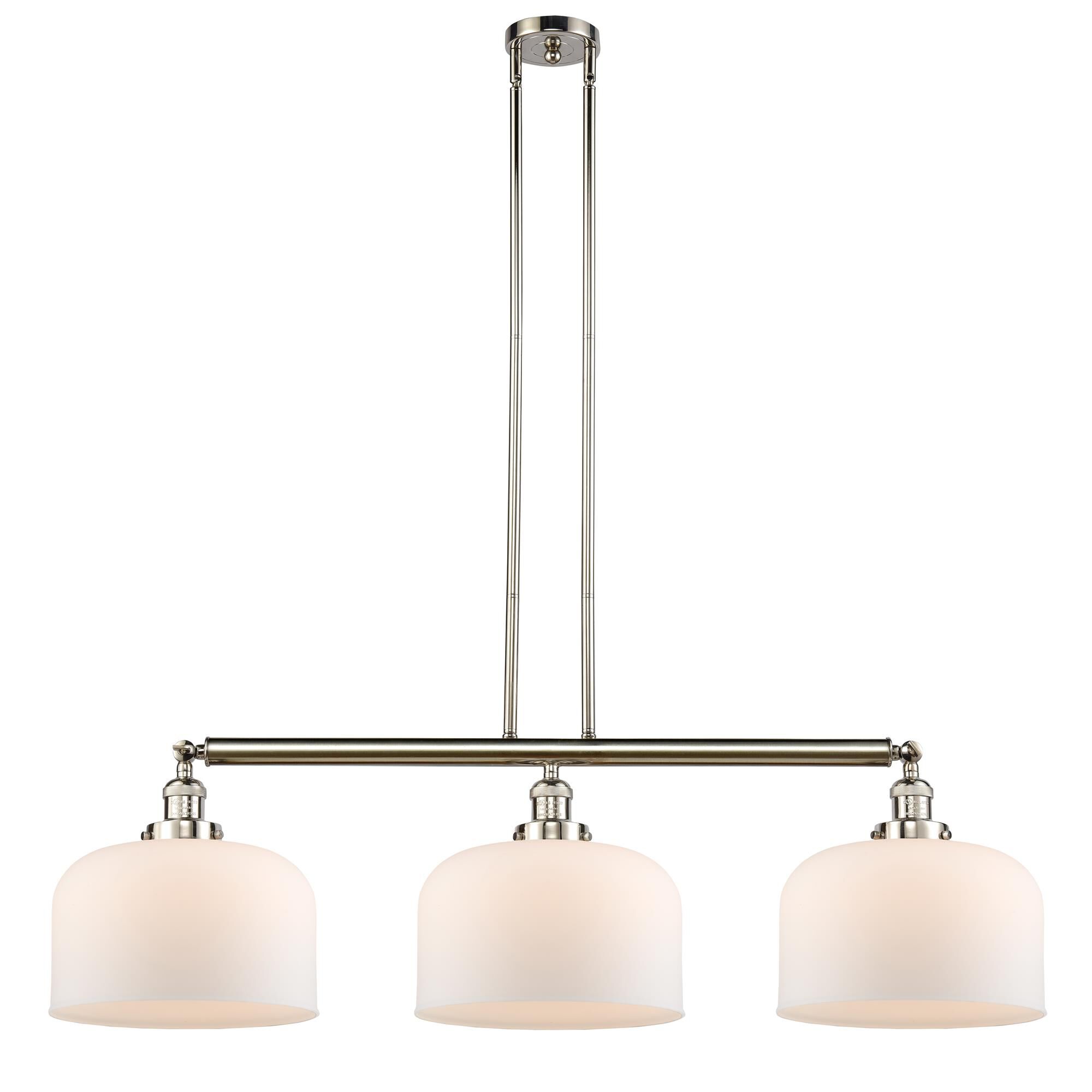 Bruno Marashlian X-Large Bell 42 Inch 3 Light Linear Suspension Light by Innovations Lighting