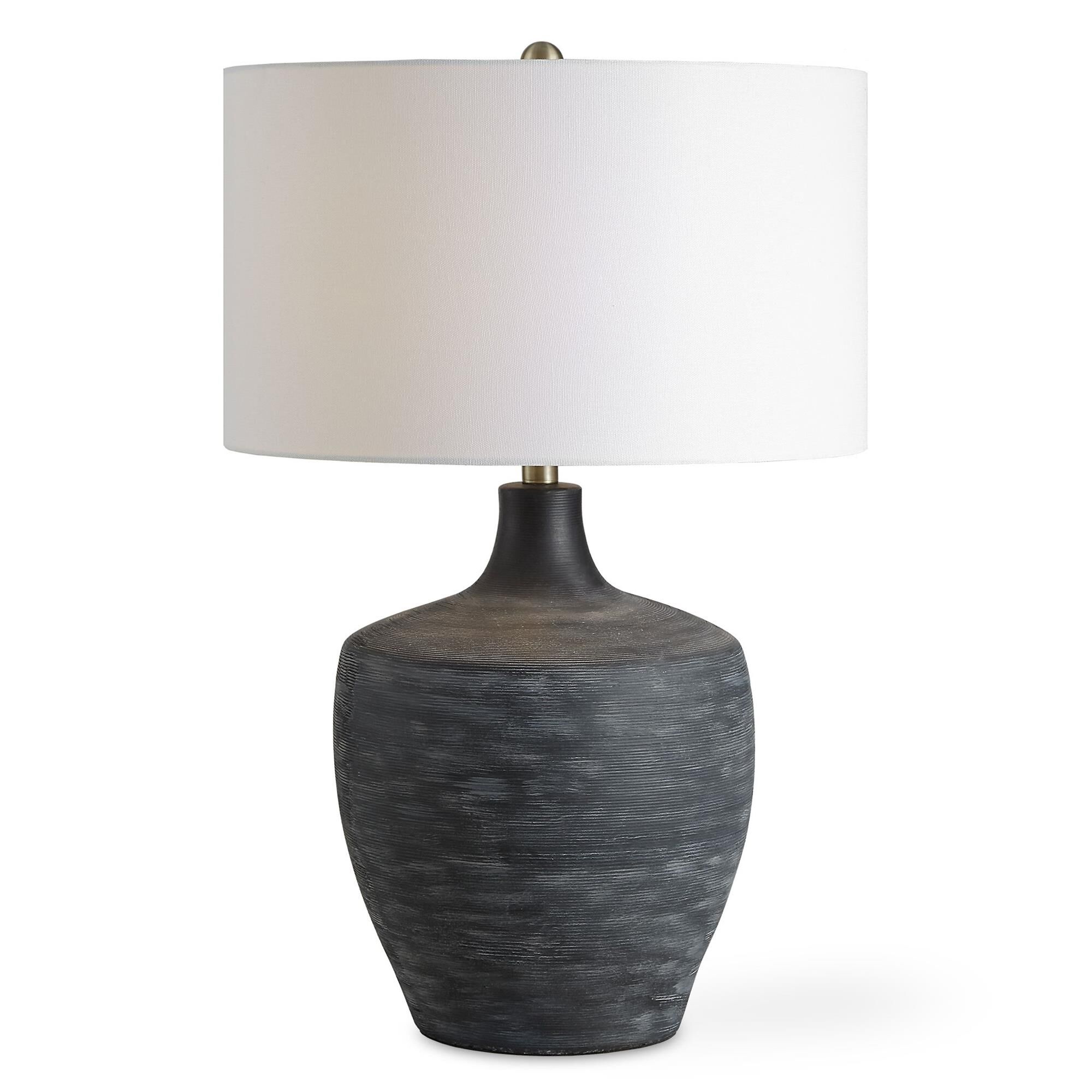 Renee Wightman Graphite 25 Inch Table Lamp by Uttermost