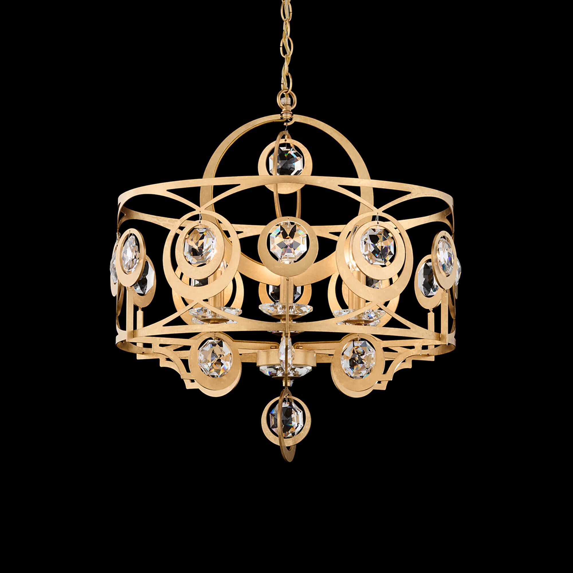 Shown in French Gold finish and Clear Radiance crystal