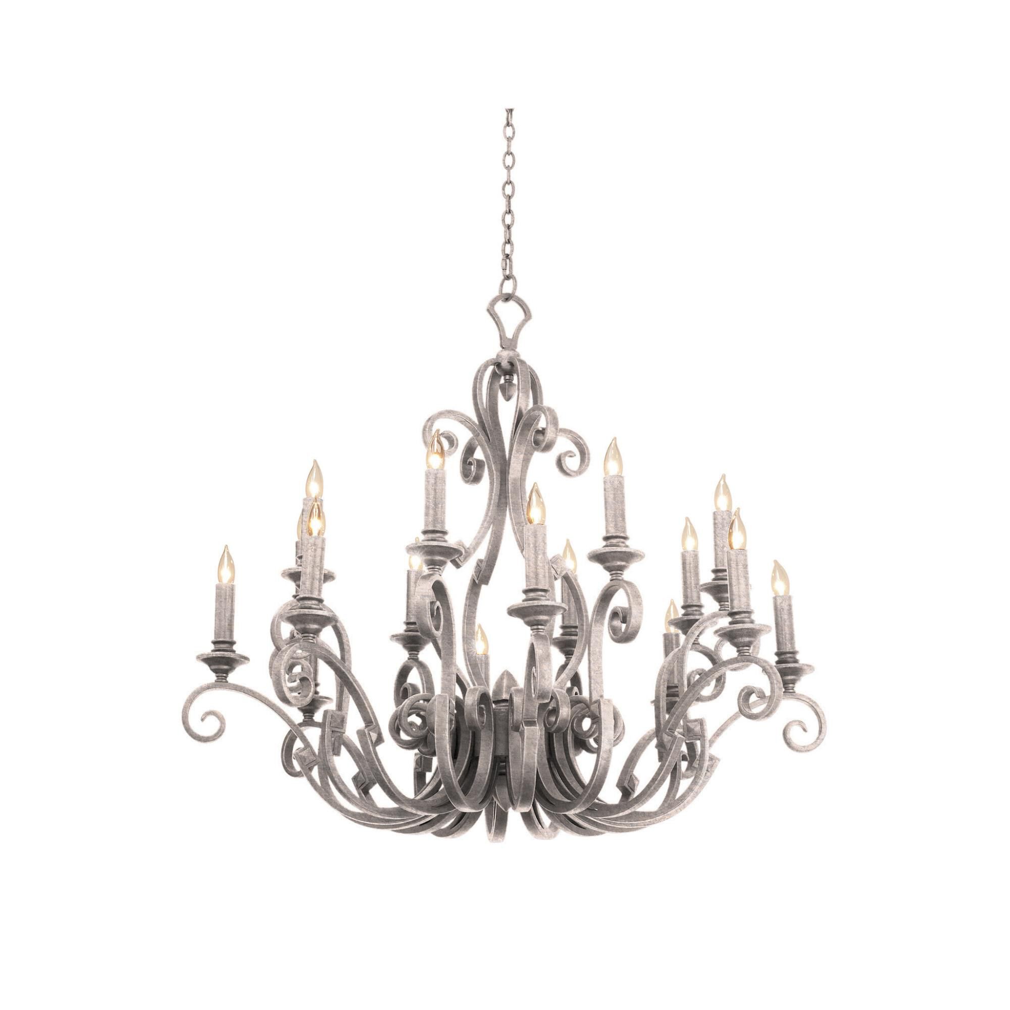 Ibiza 16 Light Chandelier by Kalco Lighting