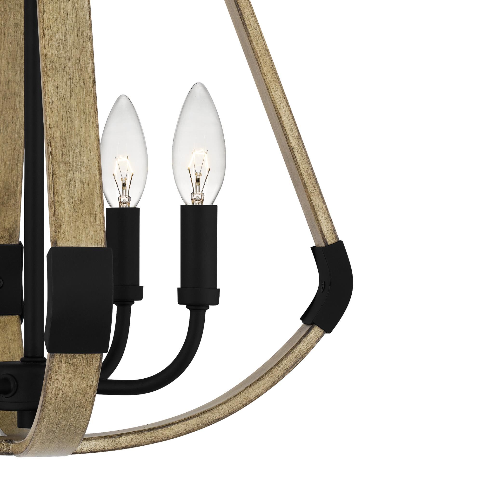 Demura 15 Inch 4 Light Semi Flush Mount by Quoizel