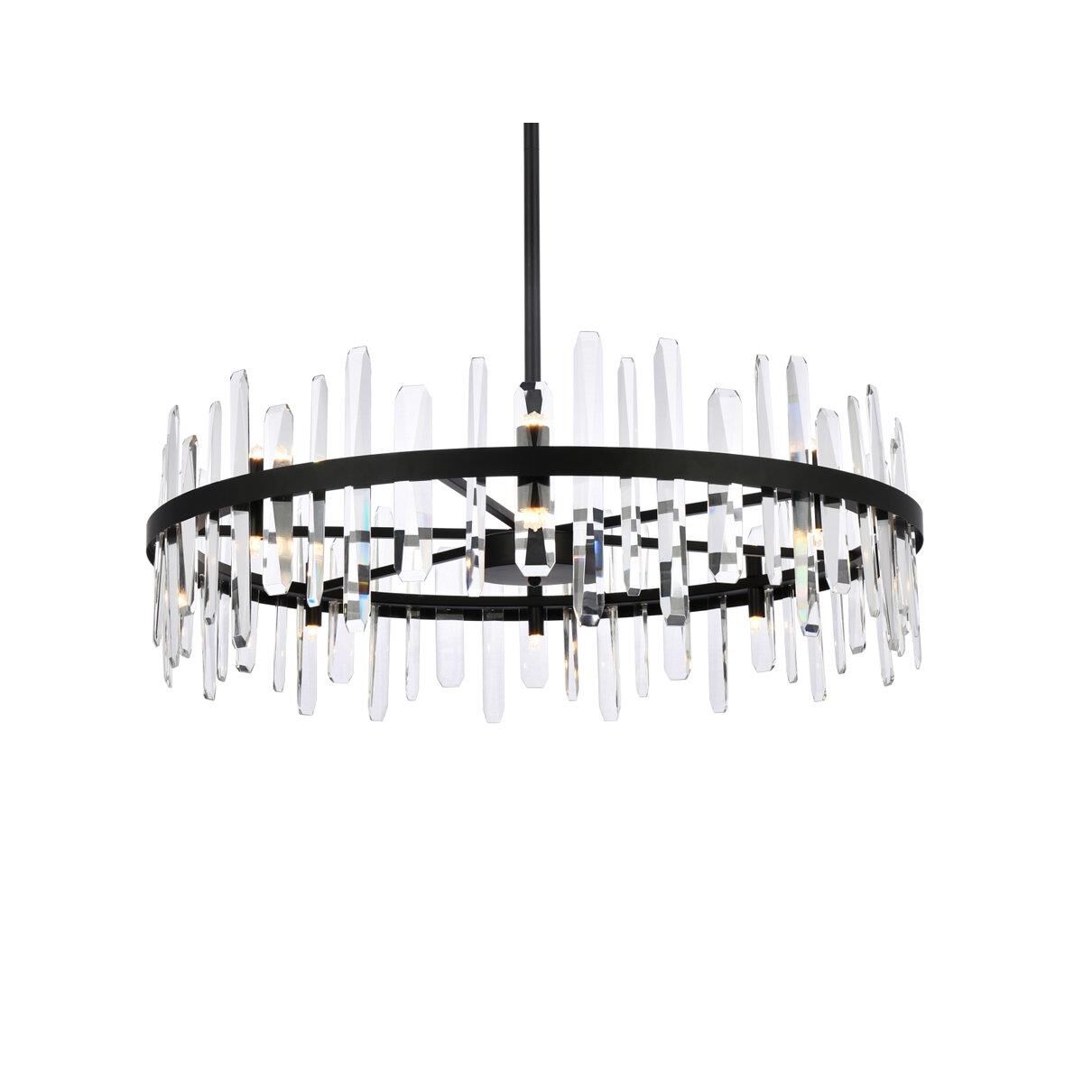 Serena 36 Inch 16 Light Chandelier by Elegant Lighting